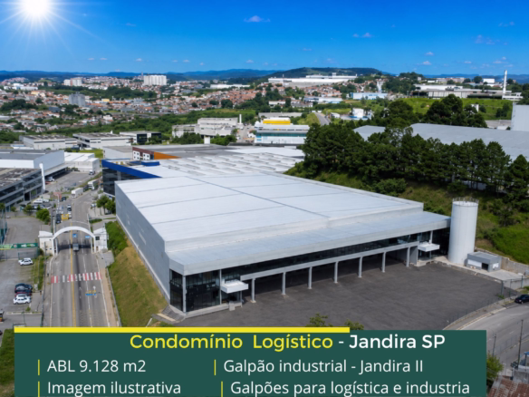 Galpões para locação em Jandira - Condomínio Industrial Jandira. Galpões/Armazéns/Condomínios logísticos para alugar em Jandira - SP.