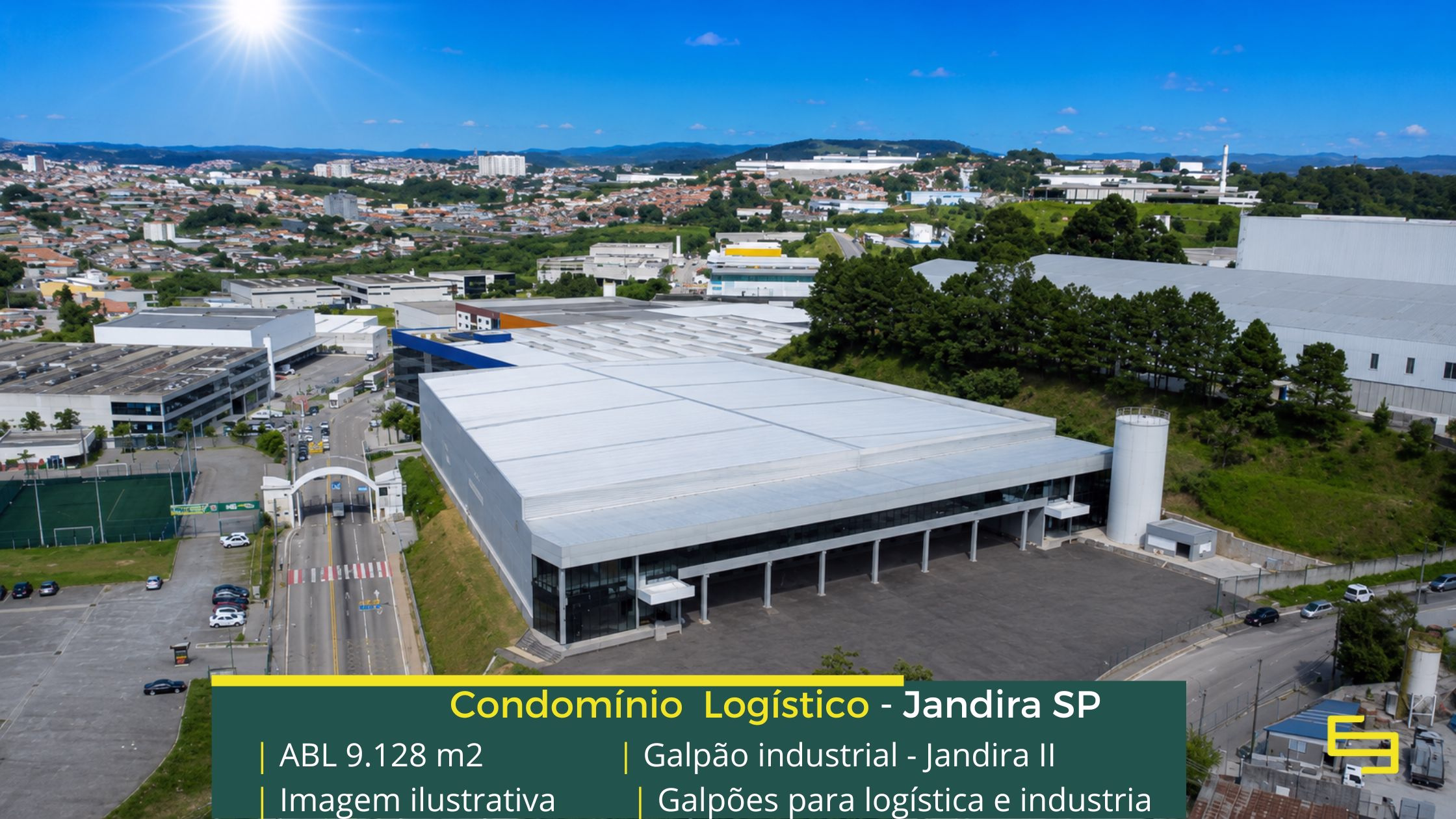 Galpões para locação em Jandira - Condomínio Industrial Jandira. Galpões/Armazéns/Condomínios logísticos para alugar em Jandira - SP.