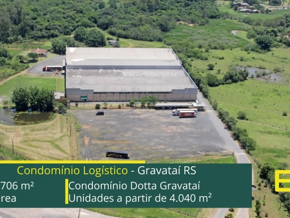 Locação de galpão em Gravataí - Condomínio Dotta Gravataí. GalpõesArmazénsCondomínios logísticos e industriais para alugar. (1)