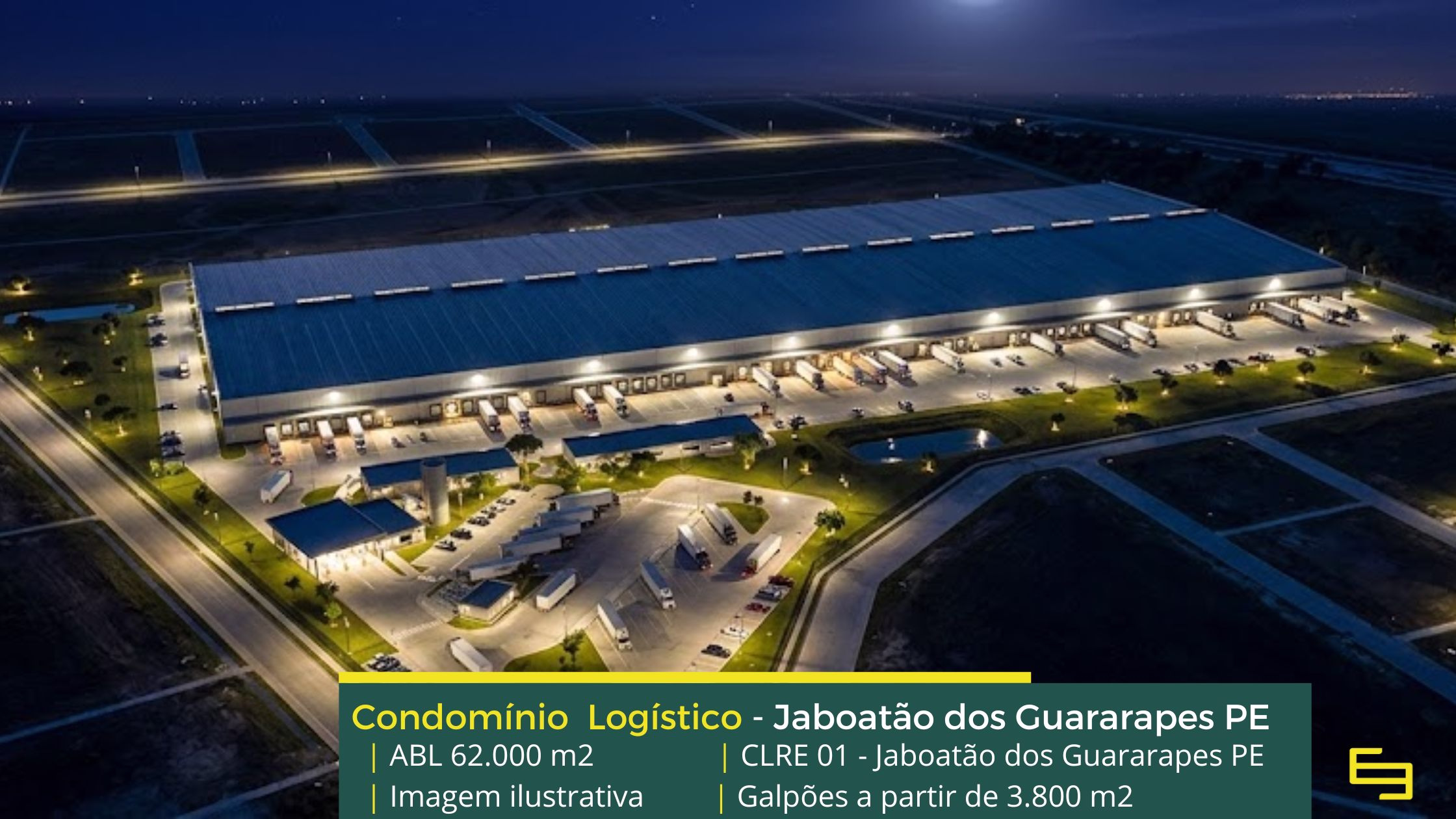 GGalpão para logística em Recife PE – CLRE 1 Jaboatão. Portaria e segurança. Galpões com docas, altura de 12 metros, piso industrial