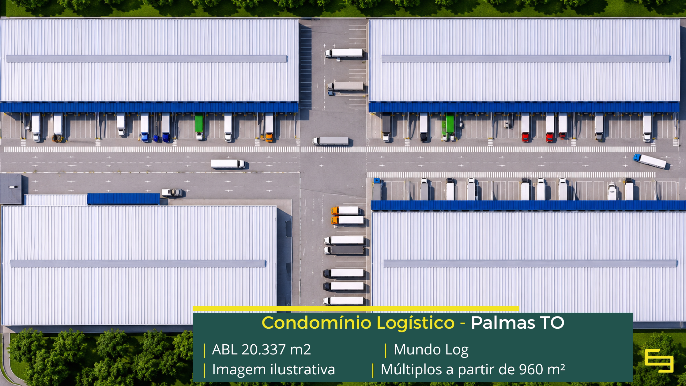 Galpão em Palmas TO com localização estratégica, infraestrutura moderna e excelente acesso para operações logísticas.