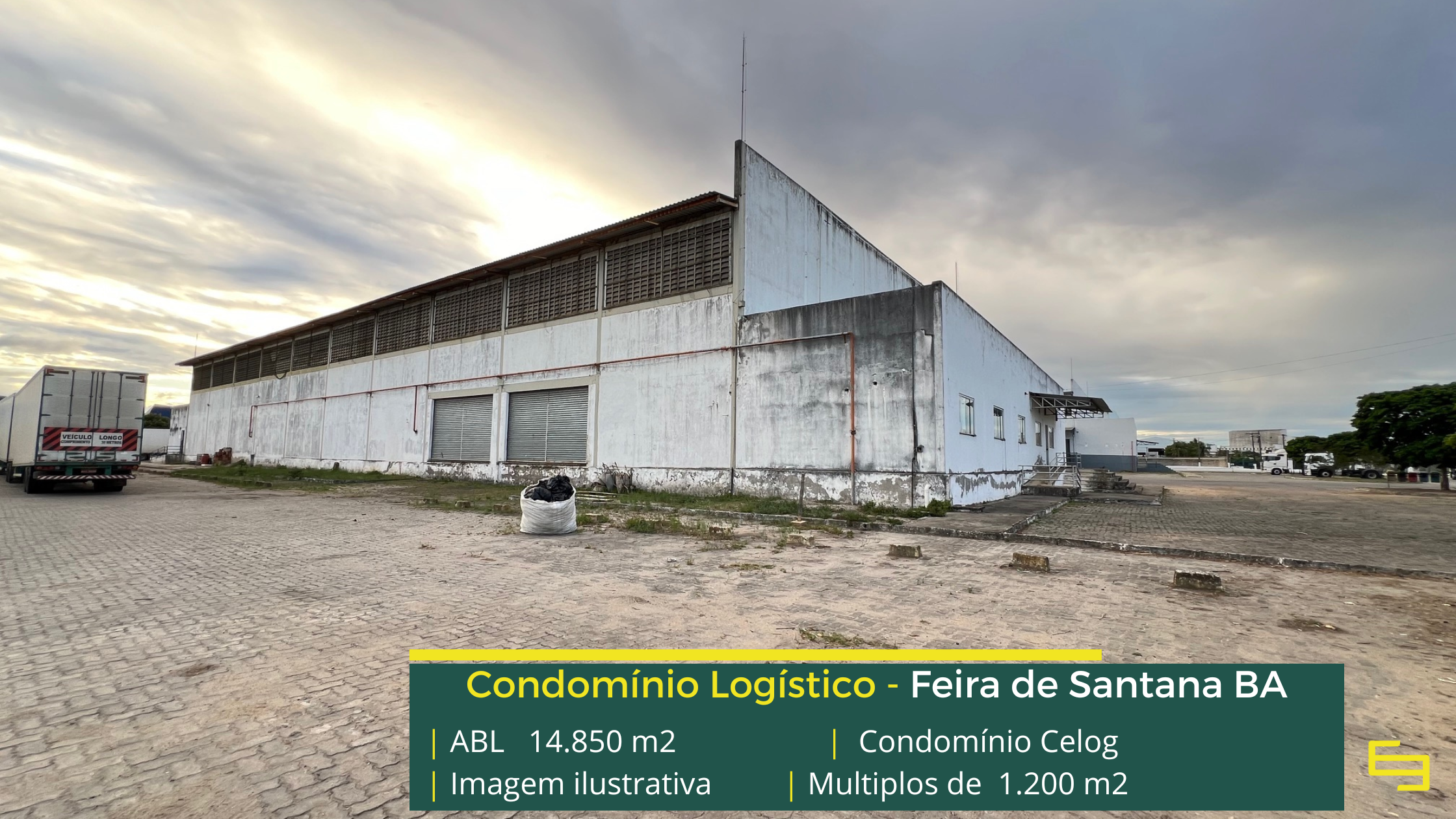 Galpão para locação em Feira de Santana - Condomínio Celog. Galpões/Armazéns/Condomínios logísticos e industriais para alugar na Bahia.