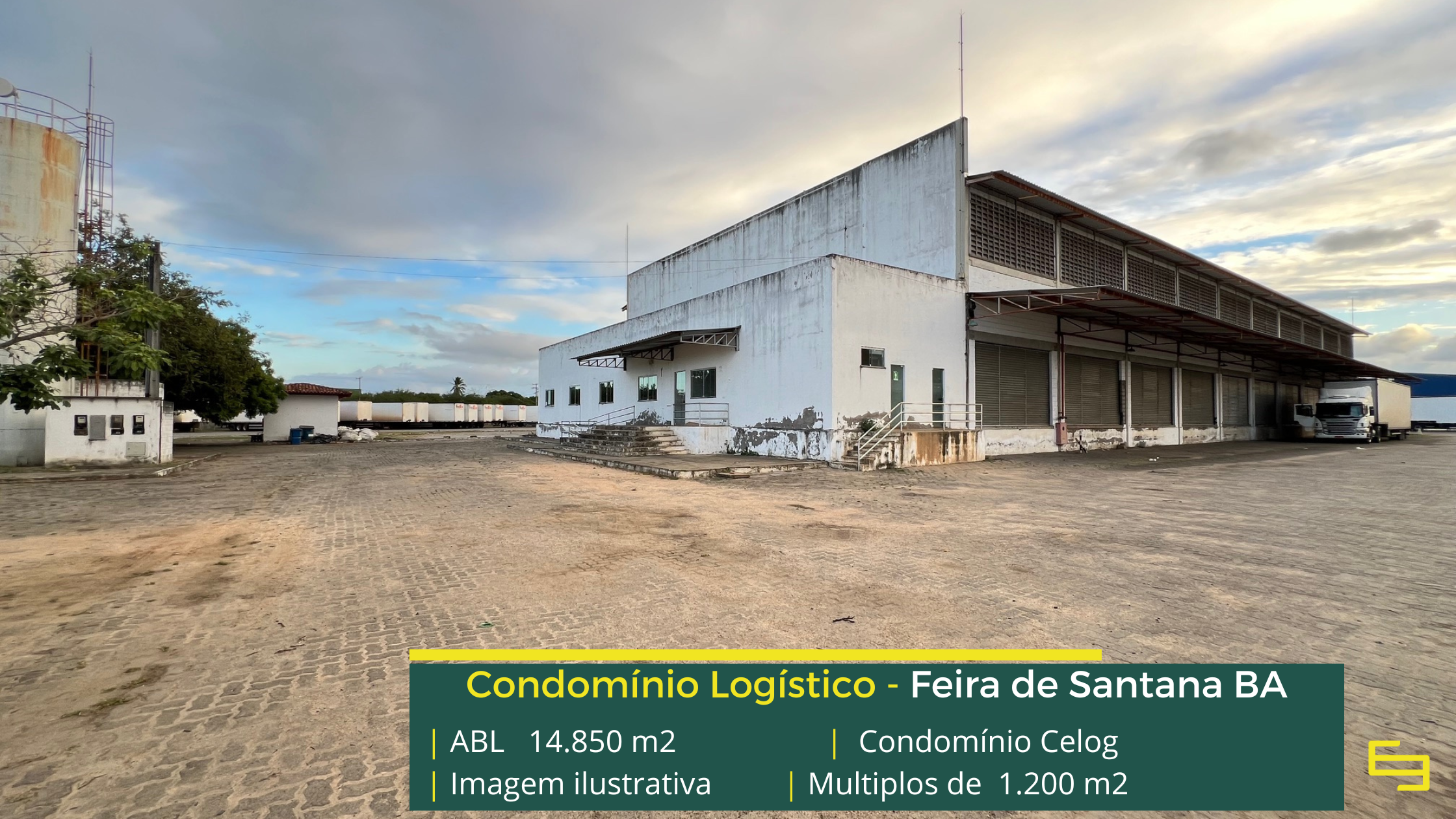 Galpão para locação em Feira de Santana - Condomínio Celog. Galpões/Armazéns/Condomínios logísticos e industriais para alugar na Bahia.