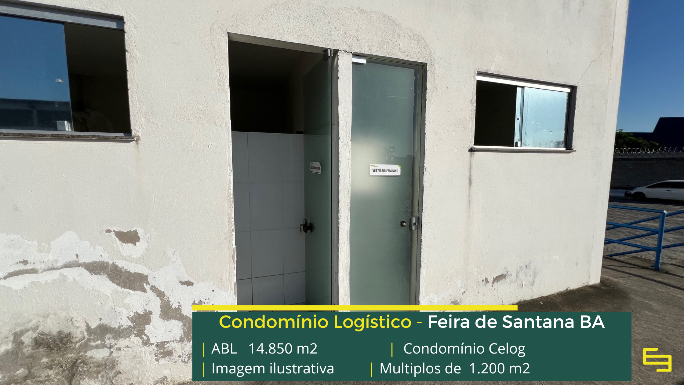 Galpão para locação em Feira de Santana - Condomínio Celog. Galpões/Armazéns/Condomínios logísticos e industriais para alugar na Bahia.