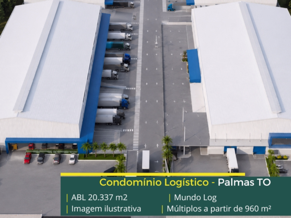 Galpão em Palmas TO com localização estratégica, infraestrutura moderna e excelente acesso para operações logísticas.