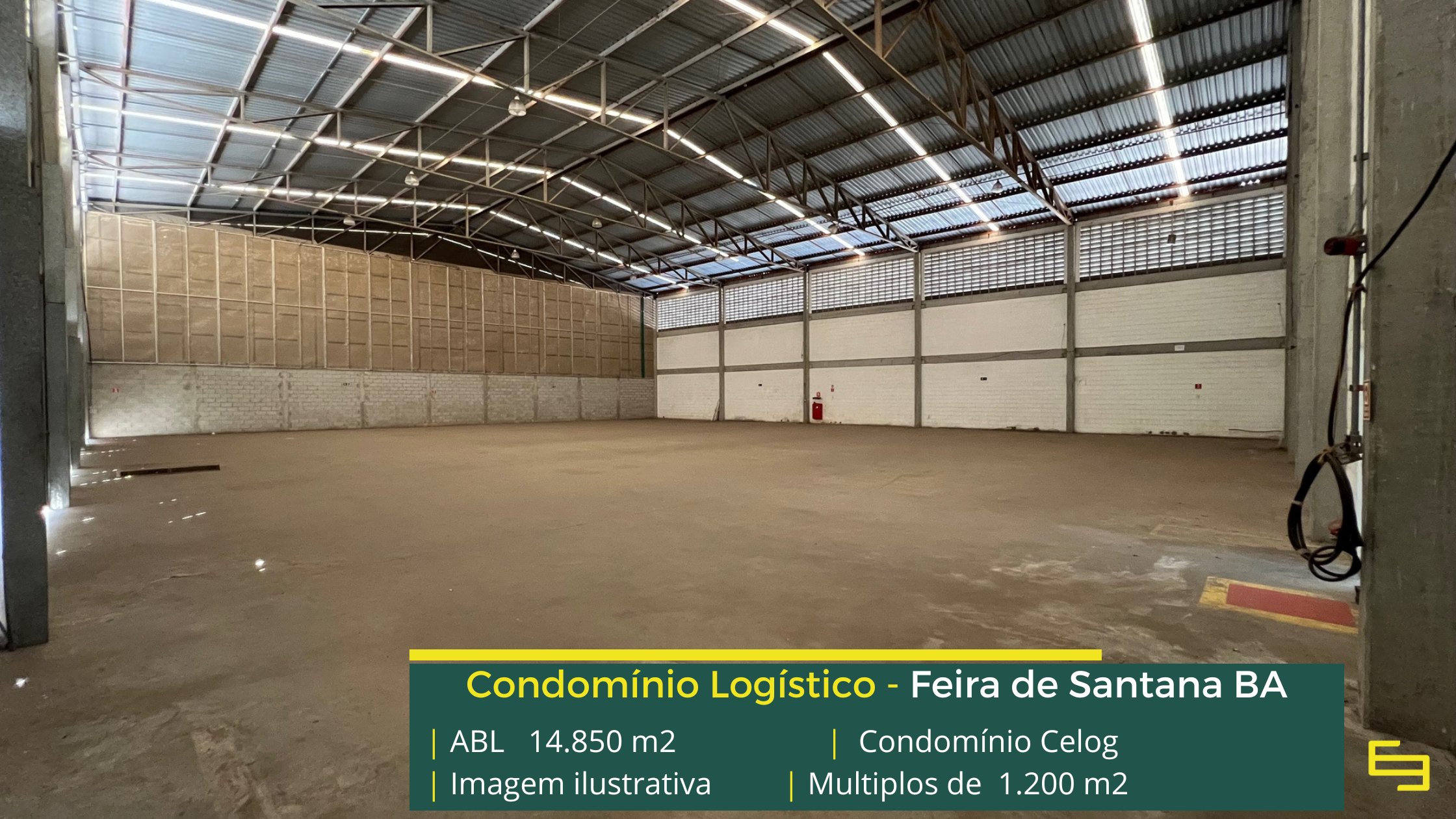 Galpão para locação em Feira de Santana - Condomínio Celog. Galpões/Armazéns/Condomínios logísticos e industriais para alugar na Bahia.