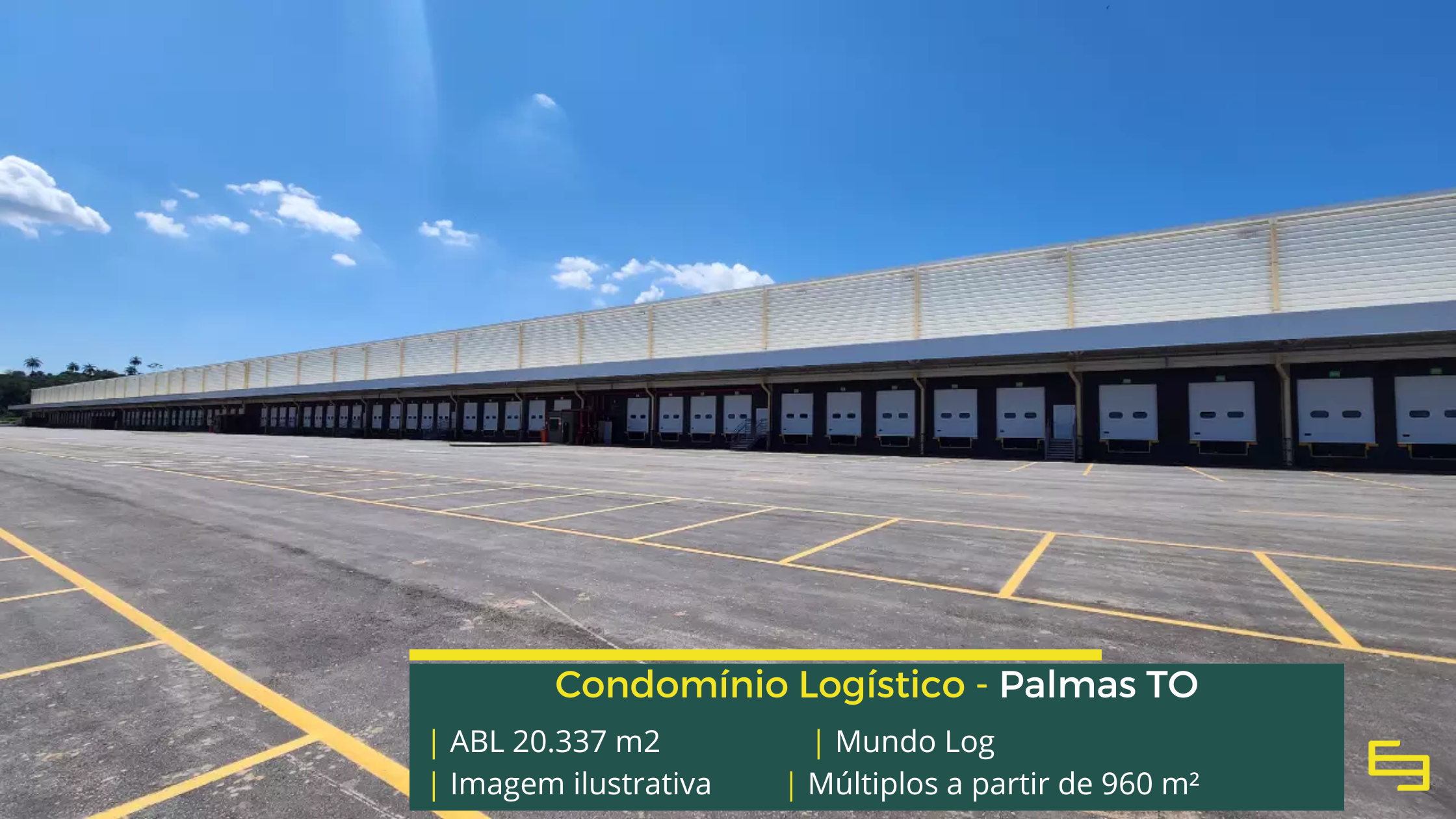 Galpão em Palmas TO com localização estratégica, infraestrutura moderna e excelente acesso para operações logísticas.