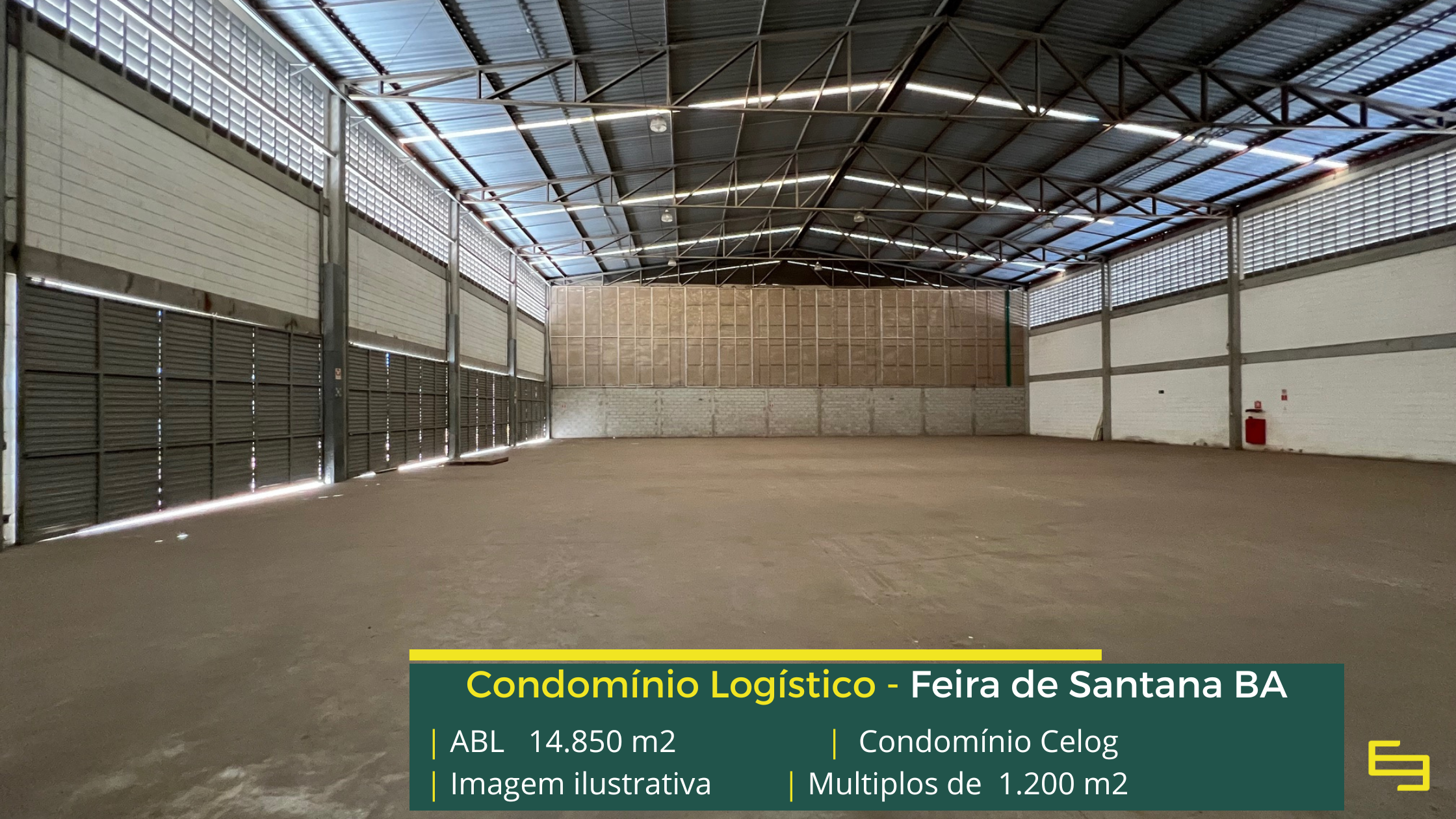 Galpão para locação em Feira de Santana - Condomínio Celog. Galpões/Armazéns/Condomínios logísticos e industriais para alugar na Bahia.