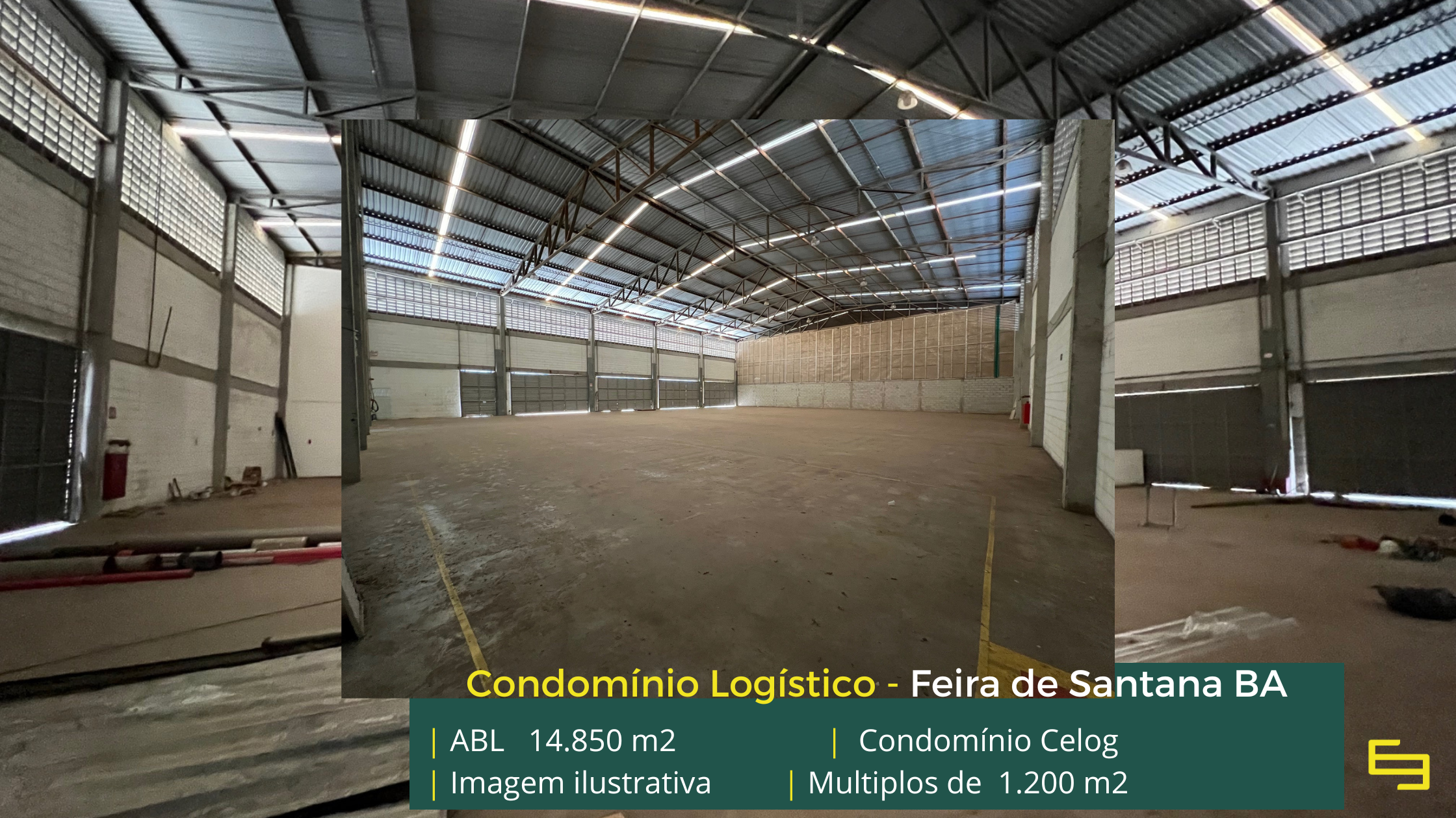 Galpão para locação em Feira de Santana - Condomínio Celog. Galpões/Armazéns/Condomínios logísticos e industriais para alugar na Bahia.