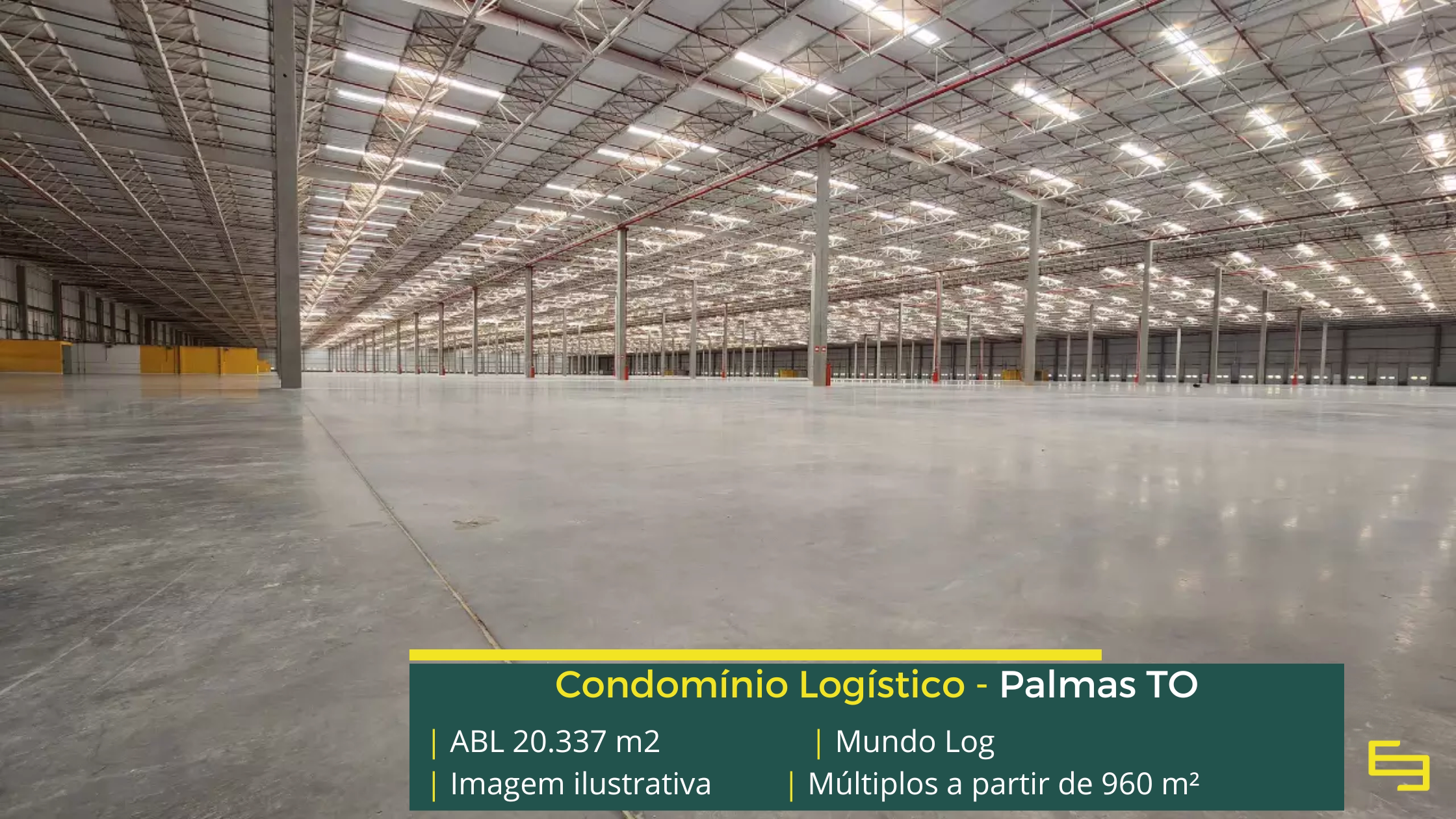 Galpão em Palmas TO com localização estratégica, infraestrutura moderna e excelente acesso para operações logísticas.