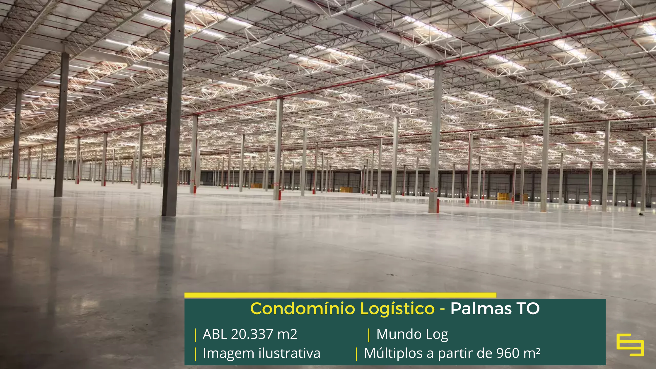 Galpão em Palmas TO com localização estratégica, infraestrutura moderna e excelente acesso para operações logísticas.