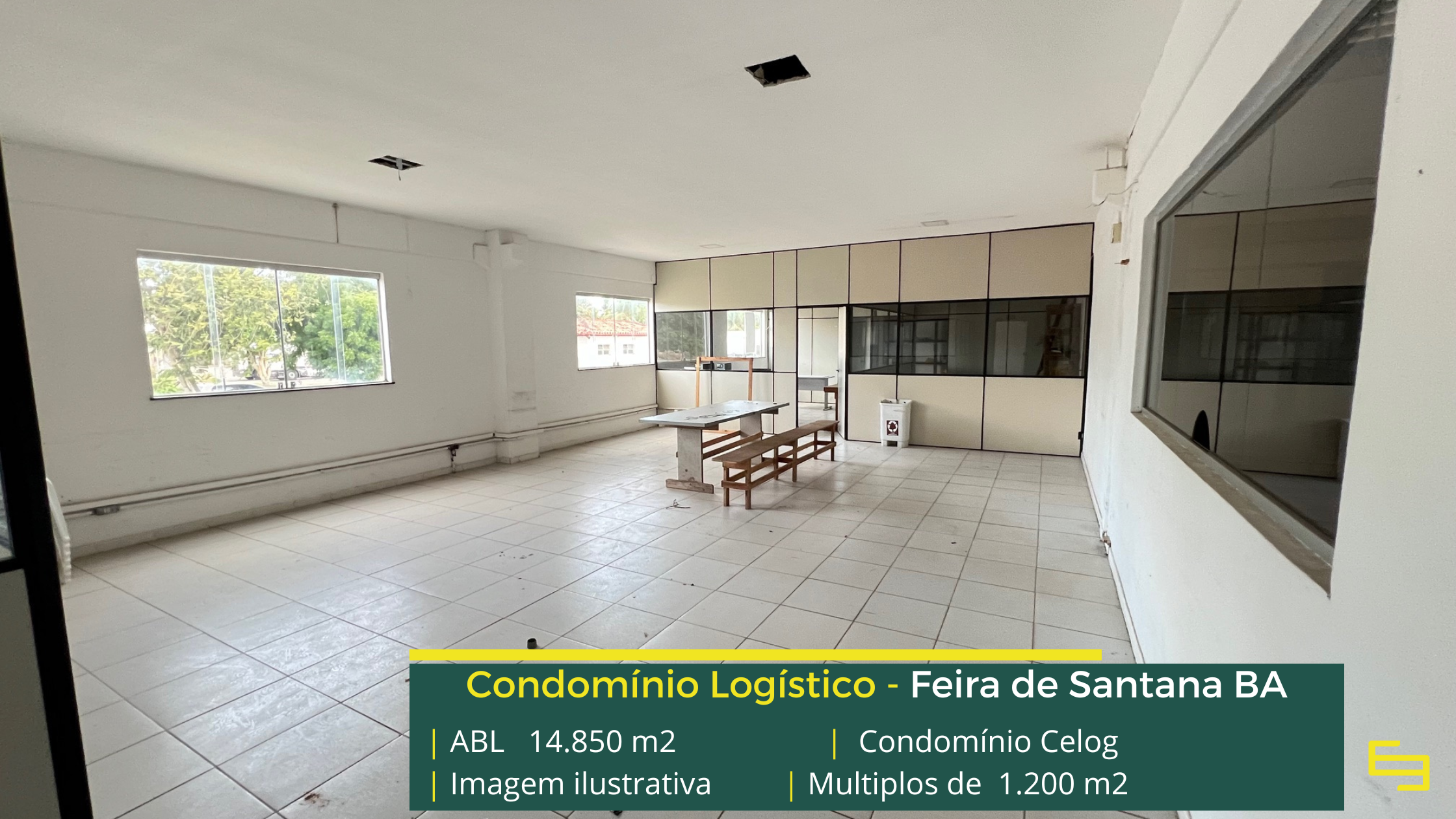 Galpão para locação em Feira de Santana - Condomínio Celog. Galpões/Armazéns/Condomínios logísticos e industriais para alugar na Bahia.