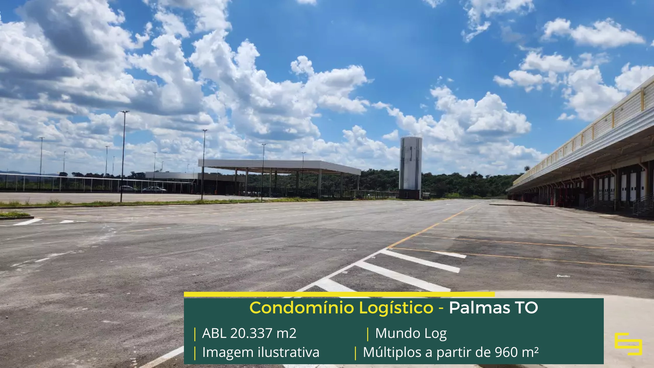Galpão em Palmas TO com localização estratégica, infraestrutura moderna e excelente acesso para operações logísticas.