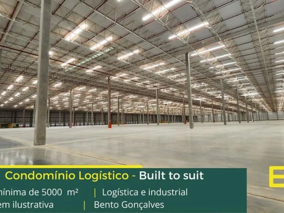 Aluguel de galpão built to suit em Bento Gonçalves RS Galpões/Armazens/ logísticos e industriais para alugar. Docas, altura de 12 metros