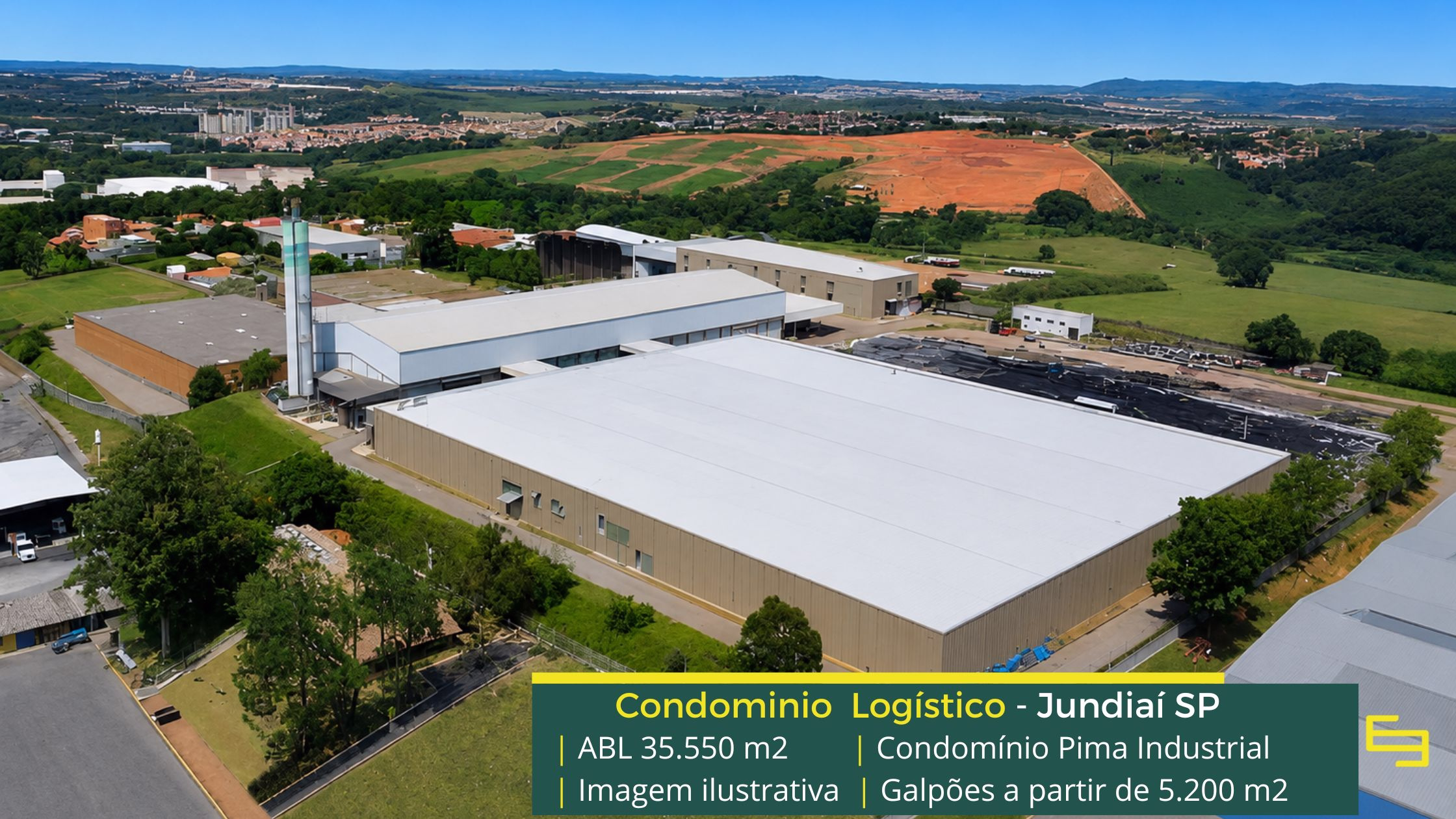 Galpão Para alugar em Jundiaí SP - Condomínio Pima. Galpões logísticos e industriais para alugar na Jundiaí - SP, com portaria e segurança