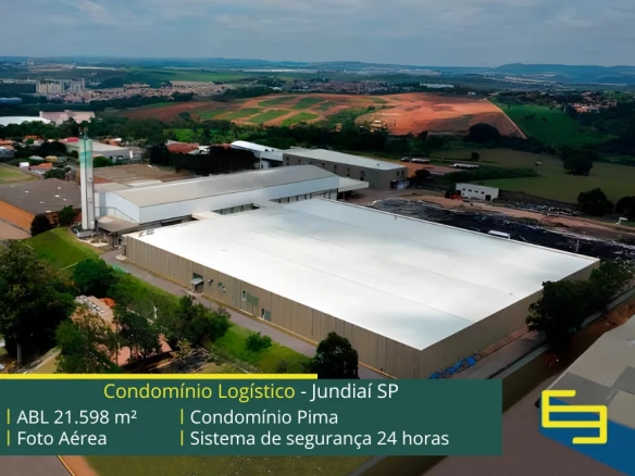 Galpão Para alugar em Jundiaí SP - Condomínio Pima. Galpões logísticos e industriais para alugar na Jundiaí - SP, com portaria e segurança