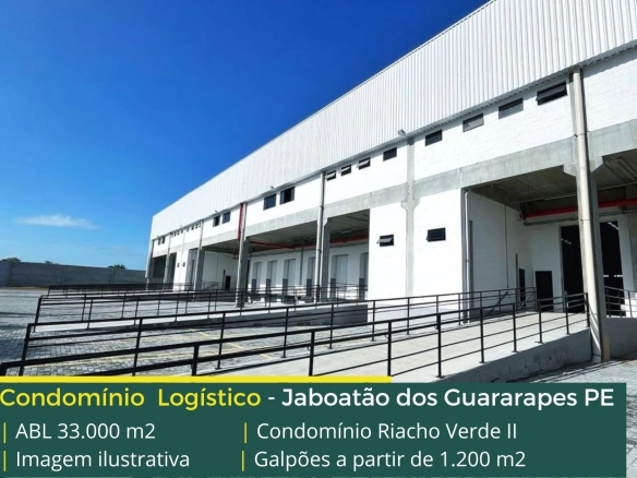 Galpão para alugar em Jaboatão dos Guararapes PE - Riacho Verde 2. Aluguel de galpão em Jaboatão dos Guararapes com docas e segurança 24 hs