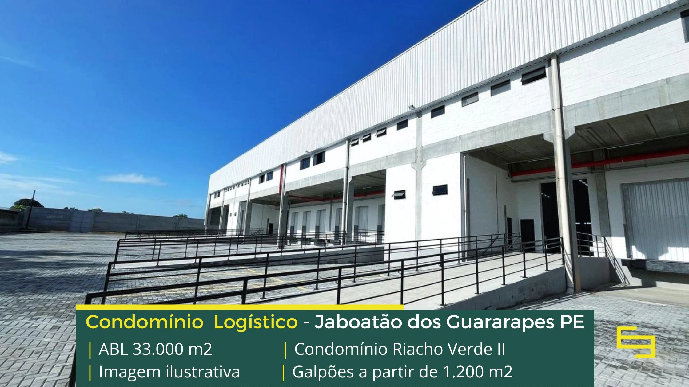 Galpão para alugar em Jaboatão dos Guararapes PE - Riacho Verde 2. Aluguel de galpão em Jaboatão dos Guararapes com docas e segurança 24 hs