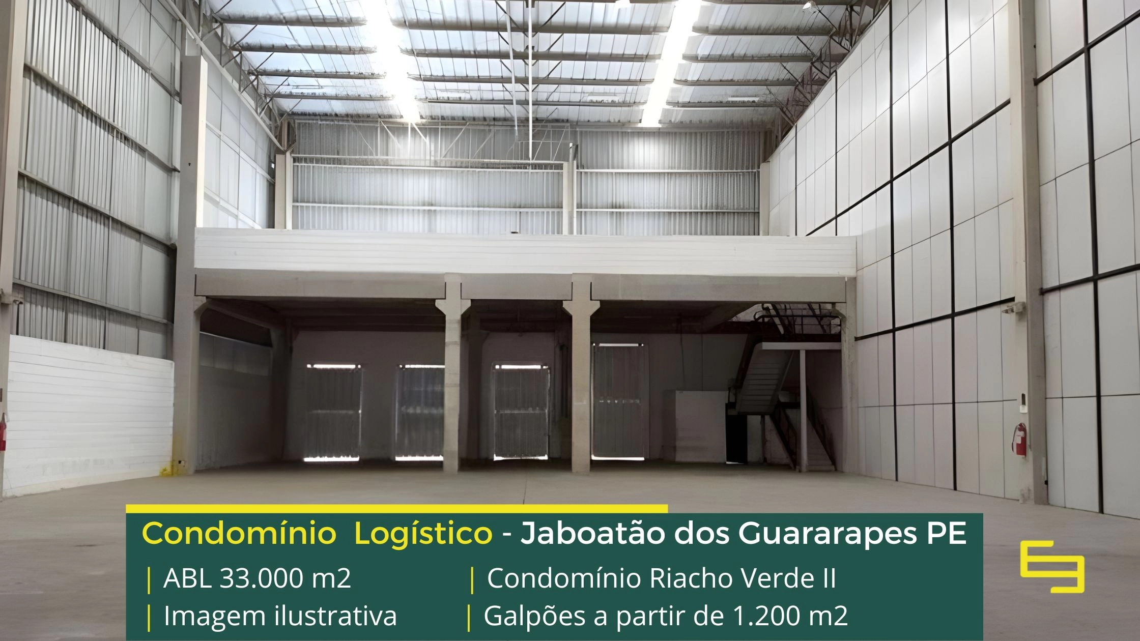 Armazém em Jaboatão dos Guararapes - Riacho Verde 2. Aluguel de galpão em Jaboatão dos Guararapes em condomínio logístico com docas