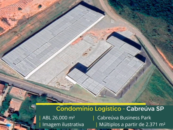 Galpão para alugar em Cabreúva SP em condomínio logístico de alto padrão com segurança 24 horas, pátio de manobras e módulos flexíveis.