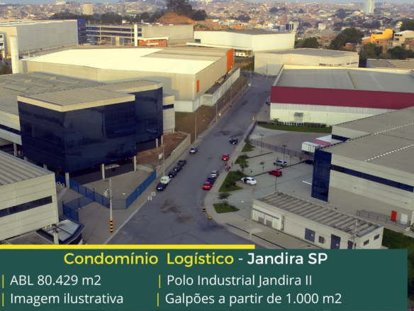 Galpão em Jandira - Polo industrial Jandira II. Galpões/Armazéns/Condomínios logísticos e industriais para alugar em Jandira com docas
