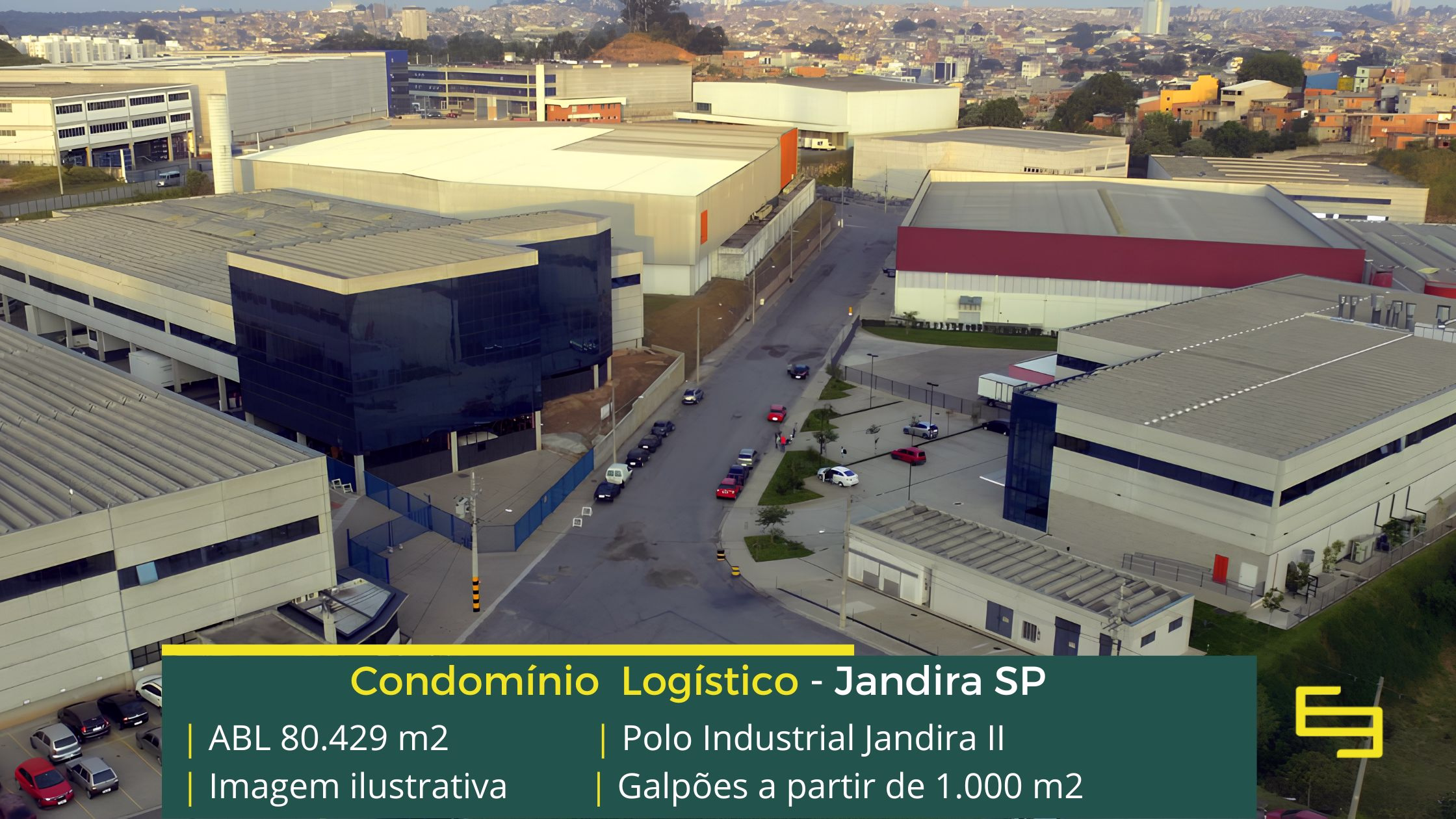 Galpão em Jandira - Polo industrial Jandira II. Galpões/Armazéns/Condomínios logísticos e industriais para alugar em Jandira com docas