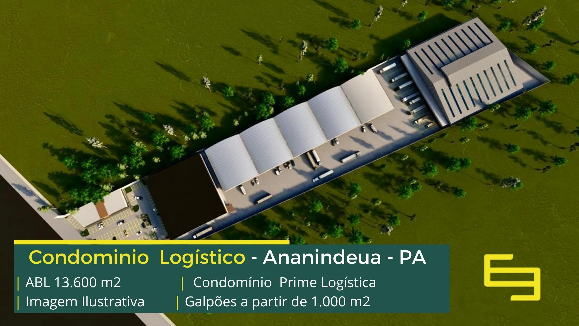 Locação de galpão em Ananindeua - Prime Logística. Aluguel de galpões em Ananindeua com portaria e segurança 24 horas , amplo pátio e docas
