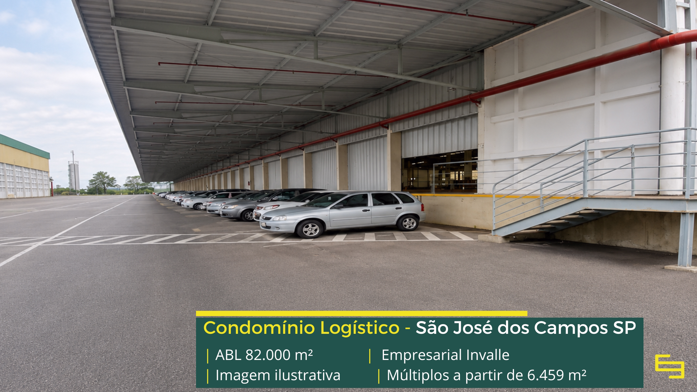 Locação de galpão em São José dos Campos SP em condomínio logístico de alto padrão, preparado para operações de alta performance.