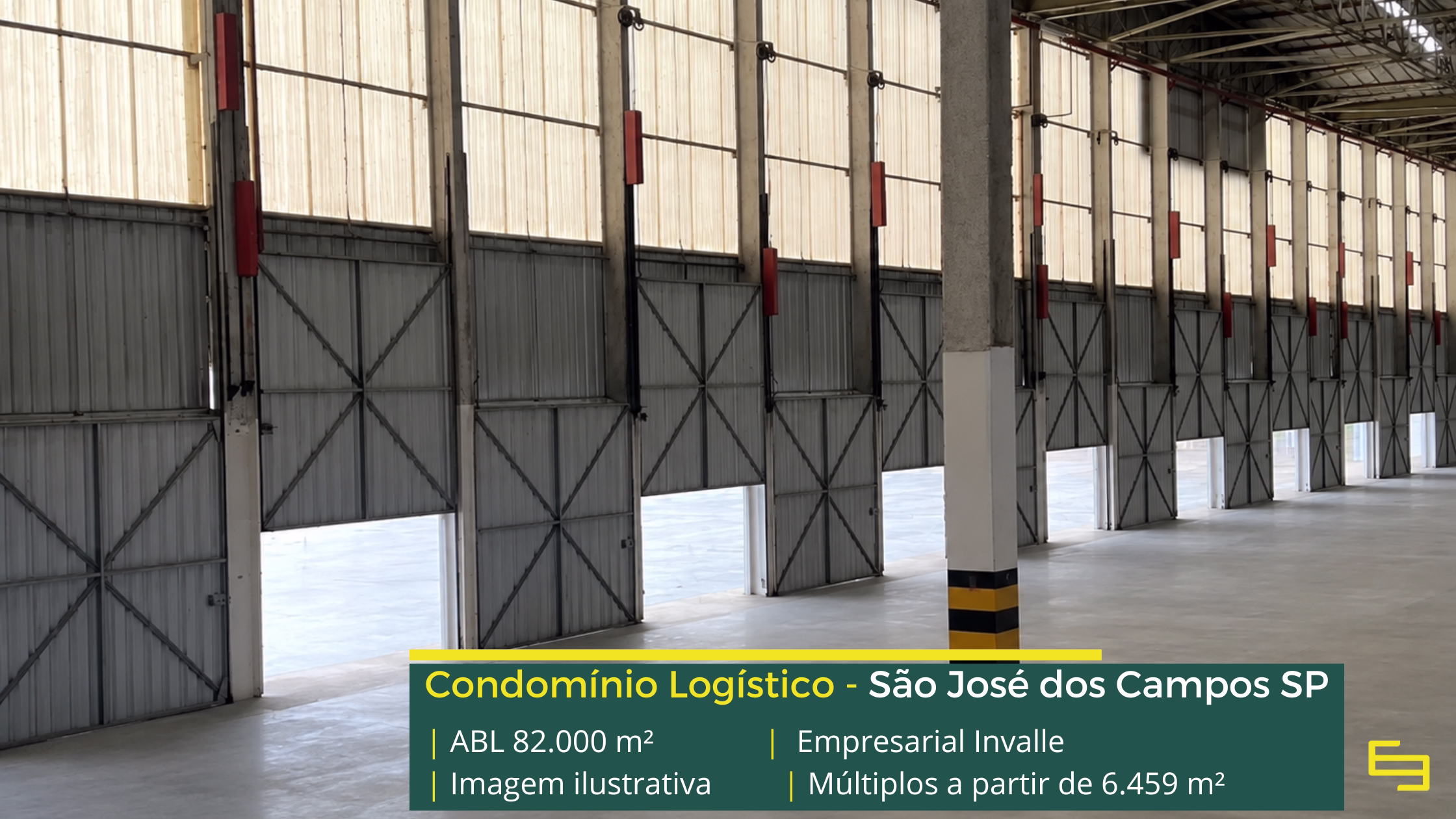 Locação de galpão em São José dos Campos SP em condomínio logístico de alto padrão, preparado para operações de alta performance.
