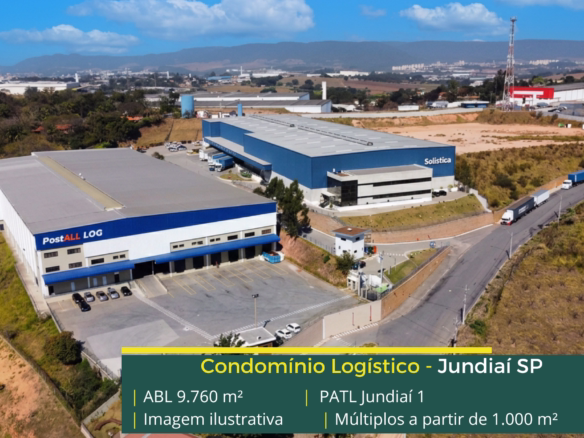 Encontre galpão para alugar em Jundiaí SP em condomínio logístico Triple A, com módulos flexíveis, docas e infraestrutura de alto padrão.