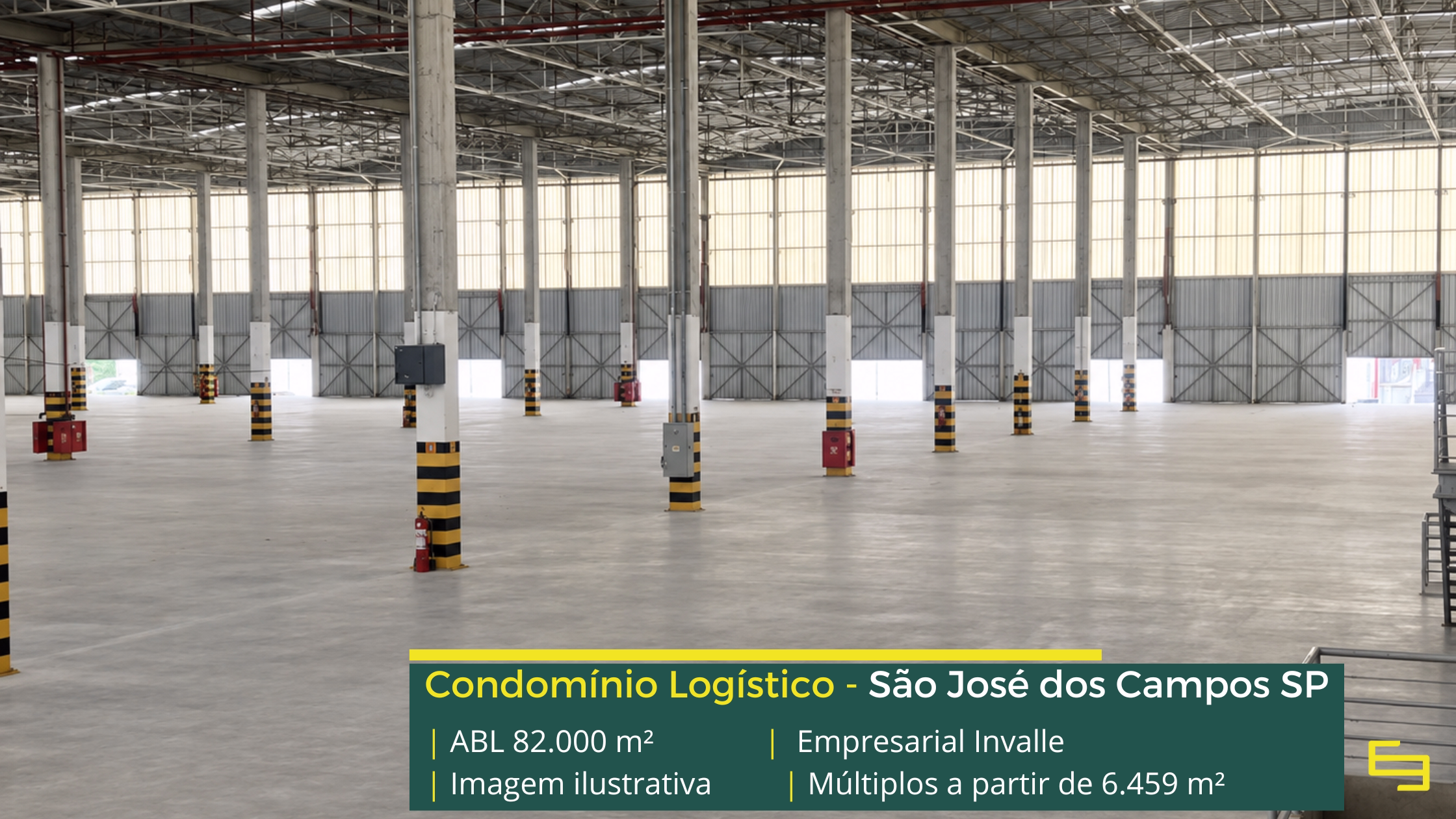 Locação de galpão em São José dos Campos SP em condomínio logístico de alto padrão, preparado para operações de alta performance.