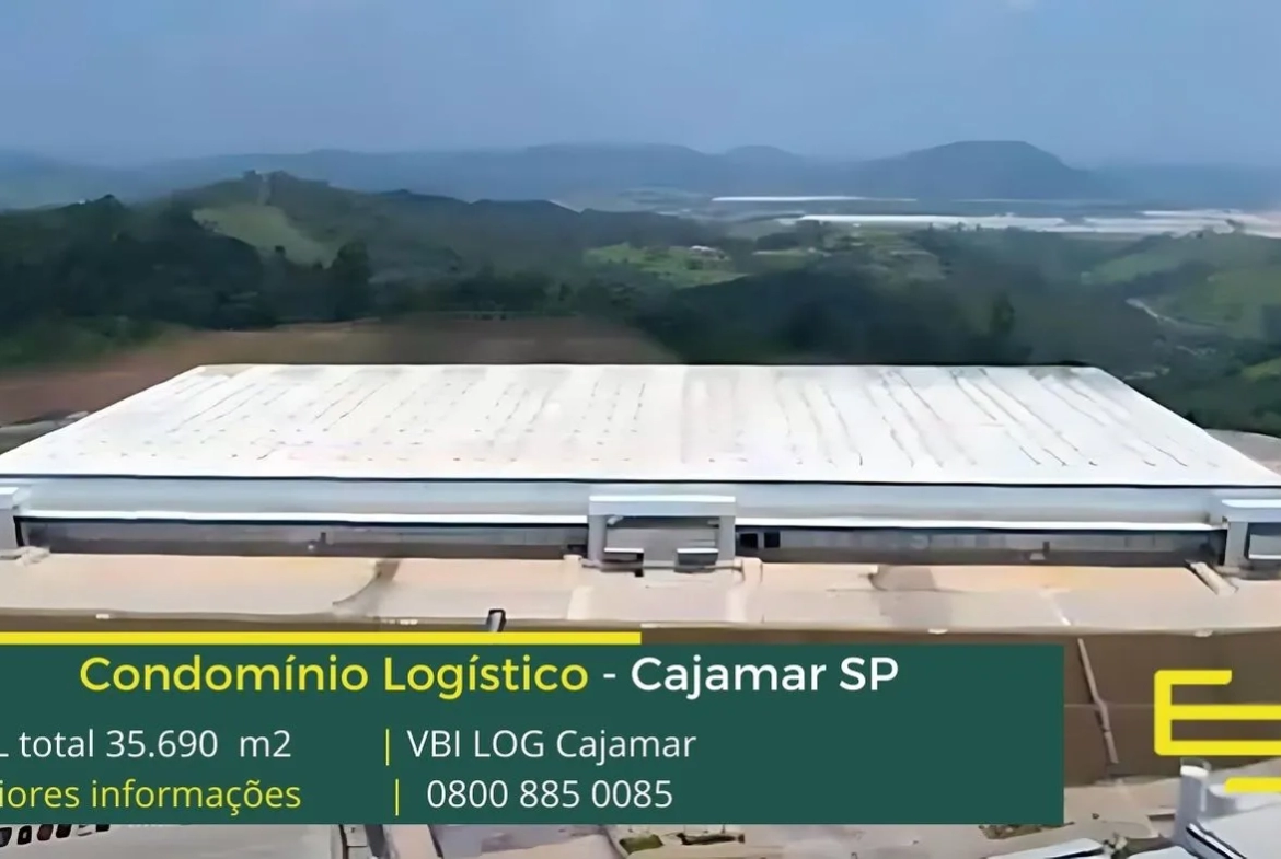 Aluguel de galpões em Cajamar - VBI Log Cajamar. Condomínio logístico, portaria e segurança, docas para carga e descarga, altura 12 metros