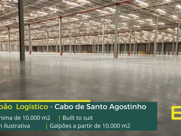 Galpão para locação em Cabo de Santo Agostinho - Built to Suit. Construção sobre medida para sua empresa. |Ideal para logística e indústrias