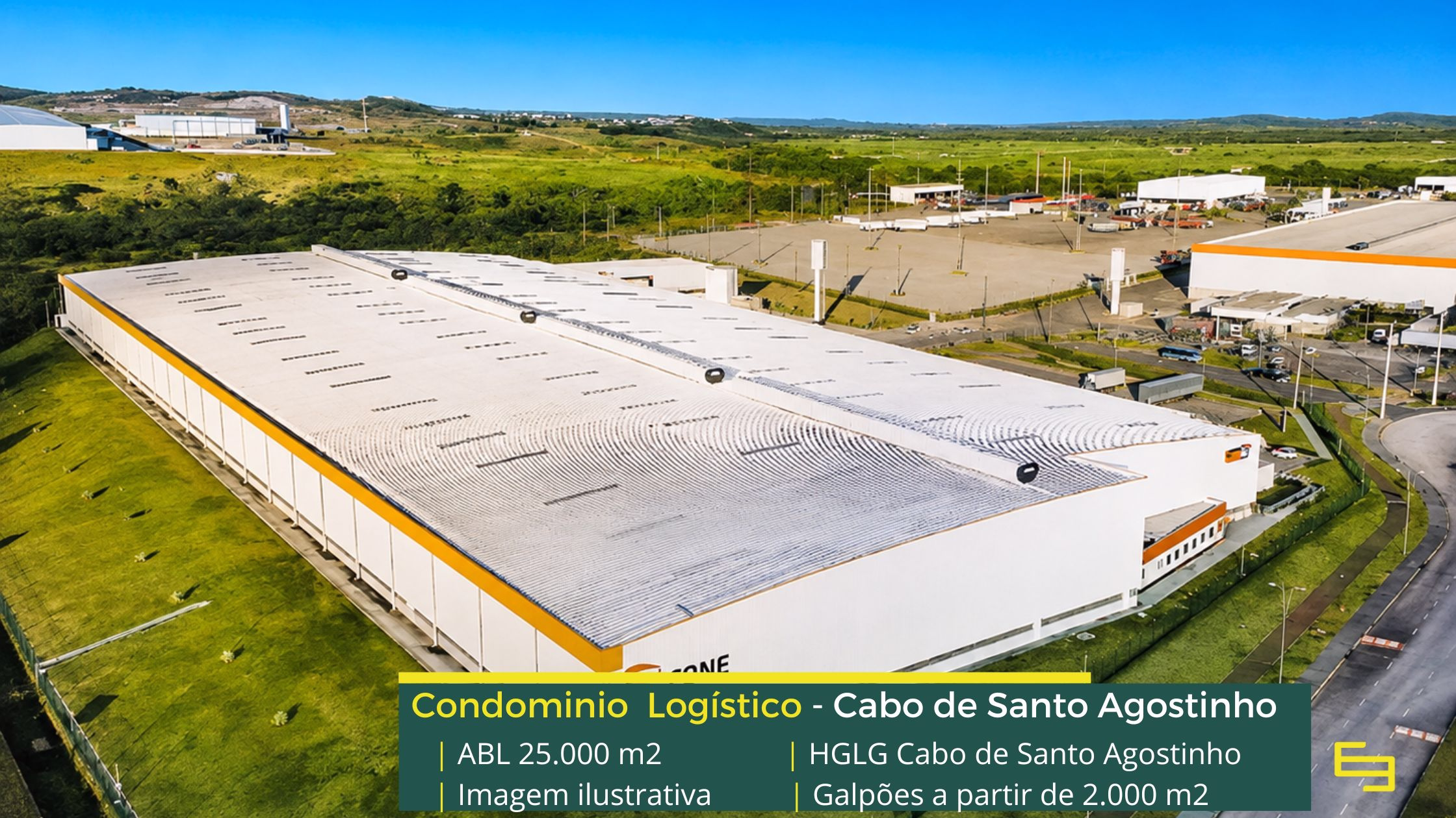 Aluguel de galpão para logística em Cabo de Santo Agostinho PE (1) Galpão em Cabo de Santo Agostinho PE - HGLG Cabo - Aluguel de galpões em Cabo de Santo Agostinho com docas, portaria e segurança 24 horas