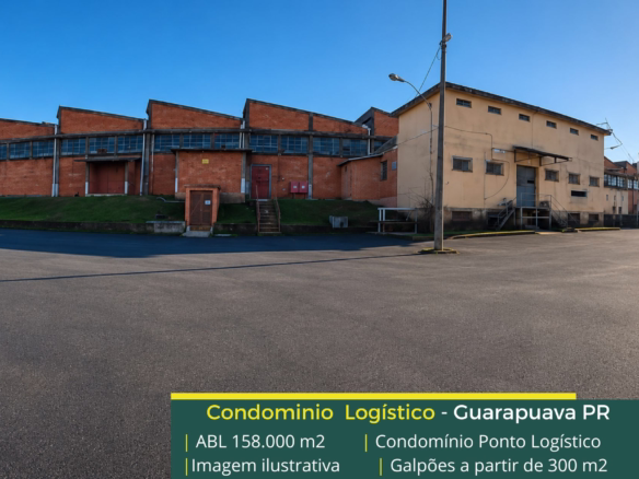 Galpão em Guarapuava - Empresarial Zingaro. Galpões/Armazéns/Condomínios logísticos e industriais para alugar em Guarapuava com docas
