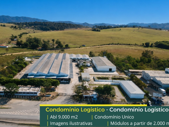 Galpões em Pouso Alegre - Condomínio Único Logística. Galpões/Armazéns/Condomínios logísticos e industriais para alugar com docas e pátio