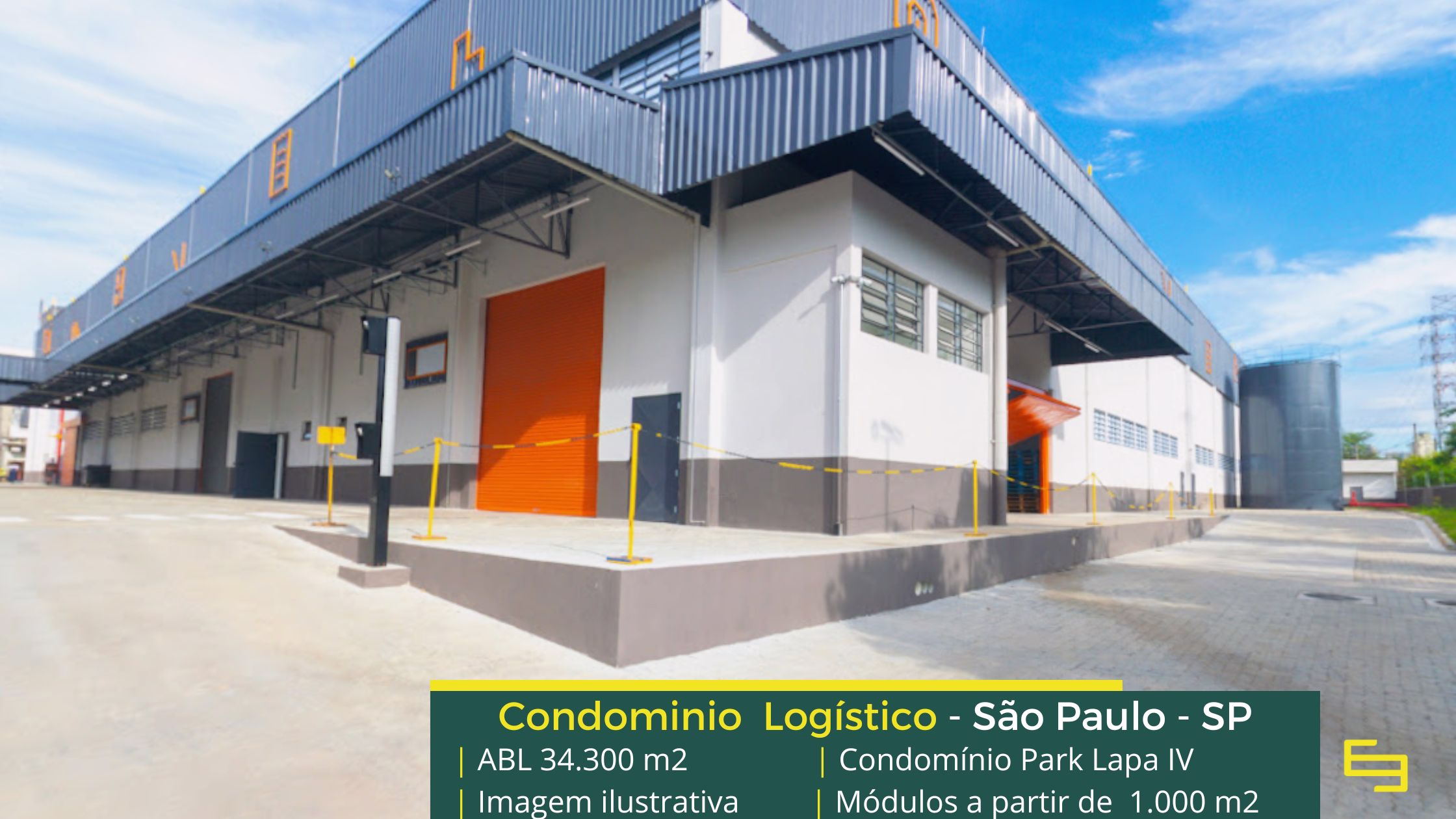 Aluguel de galpão em São Paulo SP - Park Lapa IV. Galpões a partir de 1000 m2, com docas compartilhadas e altura de 12 metros em SP, portaria