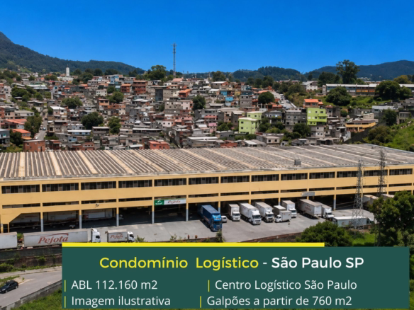 Aluguel galpão logístico em São Paulo SP - Centro Logístico SP. Galpões/Armazéns/Condomínios logísticos e industriais para alugar com docas