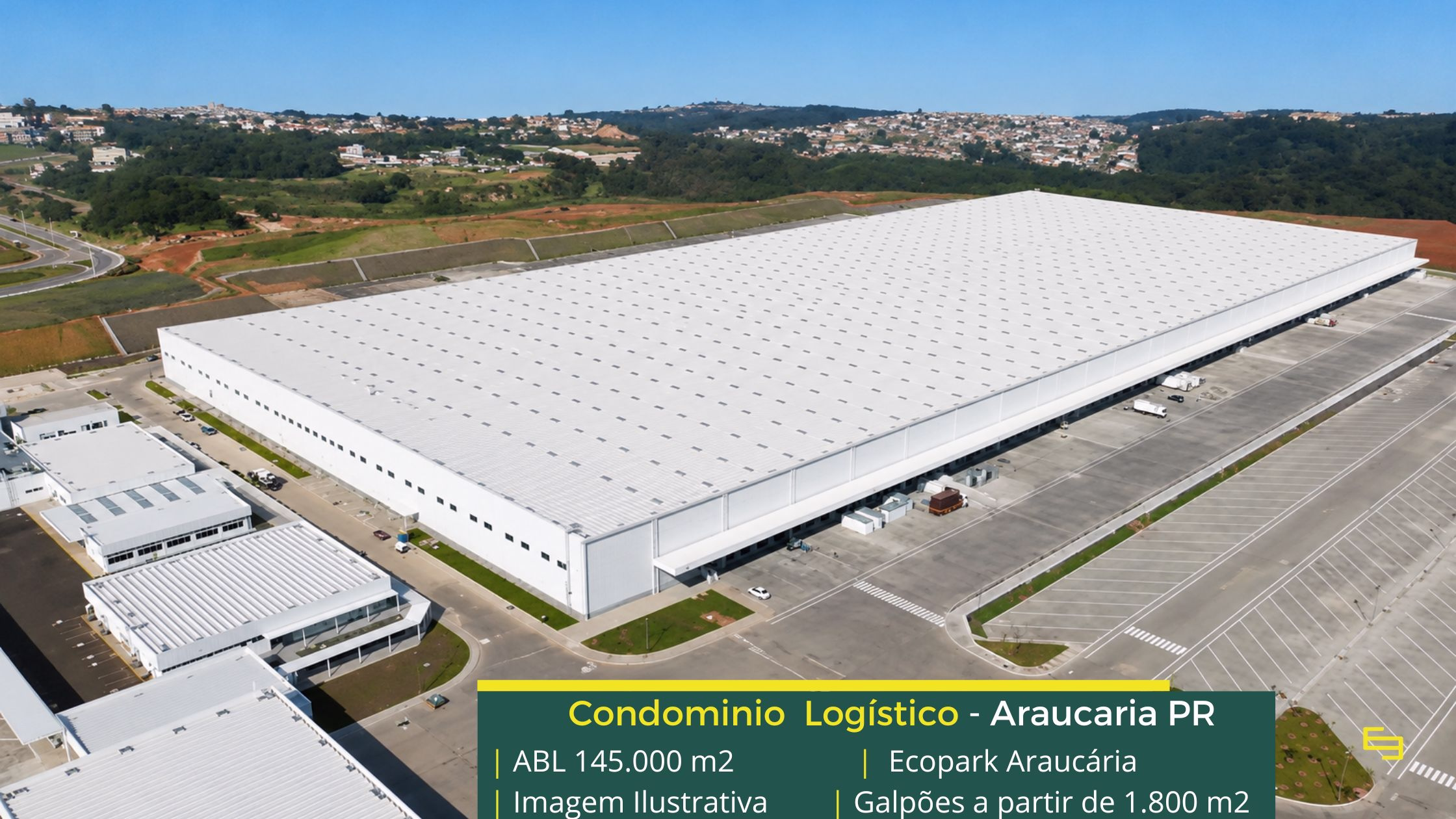 Galpão para alugar Araucaria (2) Aluguel de galpões em Araucária PR - Ecopark Araucária. Docas para carga e descarga, piso industrial e além disso, altura de 12 metros