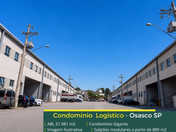 Galpões para alugar em Osasco - Condomínio Giganto. Galpões/Armazéns/Condomínios logísticos e industriais para alugar com docas e segurança