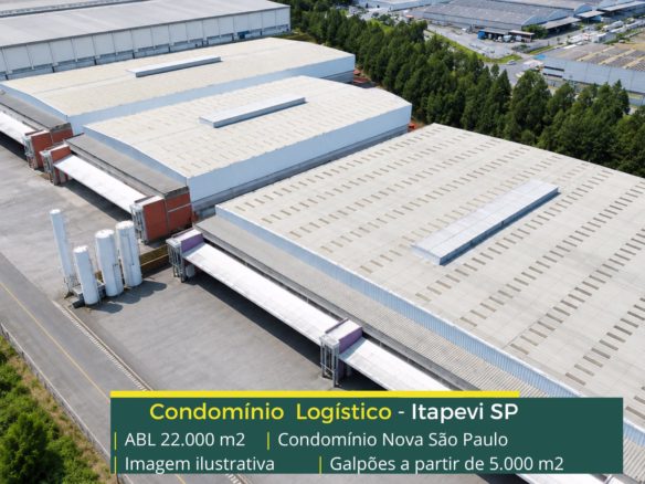 Galpões logísticos em Itapevi - Condomínio Industrial Itapevi. Galpões/Armazéns/Condomínios logísticos e industriais para alugar com docas