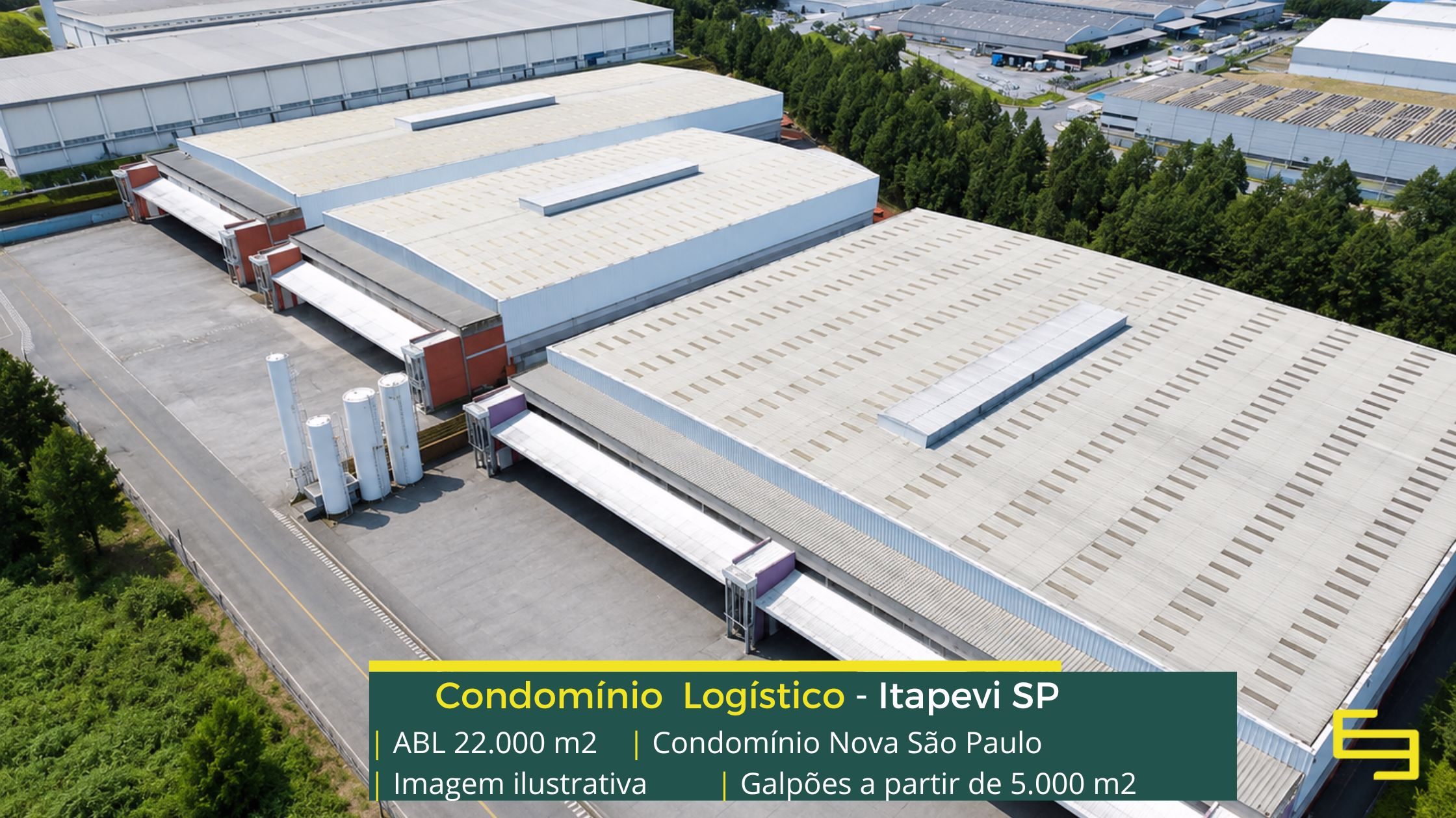 Galpões logísticos em Itapevi - Condomínio Industrial Itapevi. Galpões/Armazéns/Condomínios logísticos e industriais para alugar com docas
