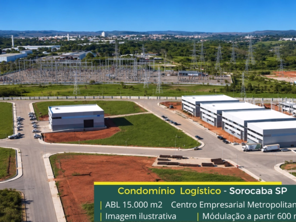 Galpão em Sorocaba SP - Centro Empresarial Metropolitano - Galpão Monousuário. Galpões/Armazéns/Condomínios logísticos e industriais com docas