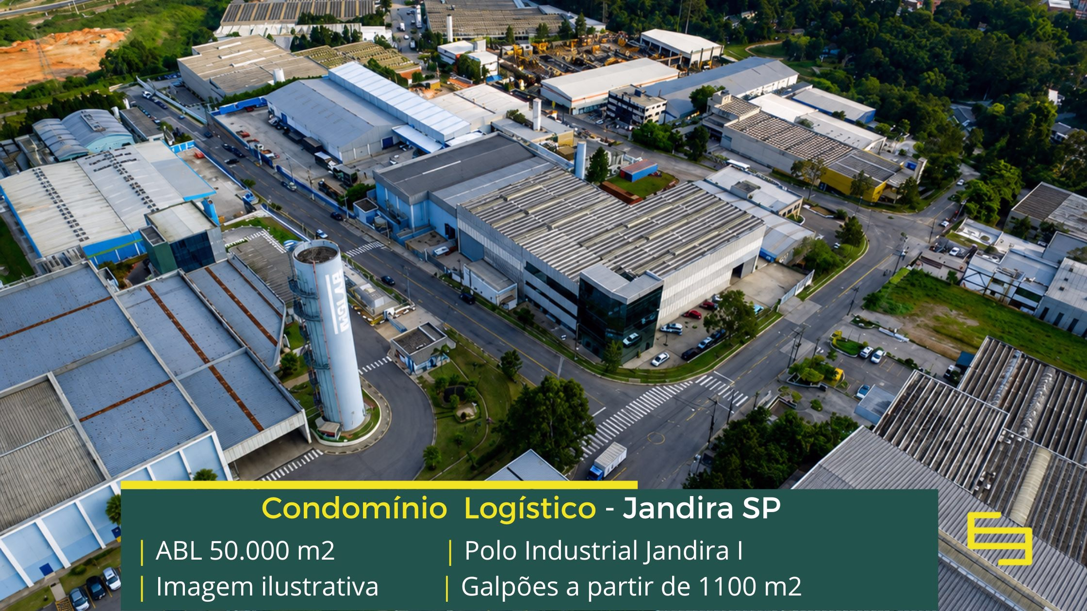 Galpão Industrial em Jandira - Polo Industrial Jandira. Galpões/Armazéns/Condomínios logísticos e industriais para alugar para industrias