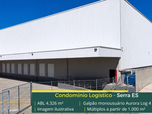 Galpão monousuário em Serra ES, desenvolvido para empresas que buscam exclusividade, eficiência operacional e localização estratégica.