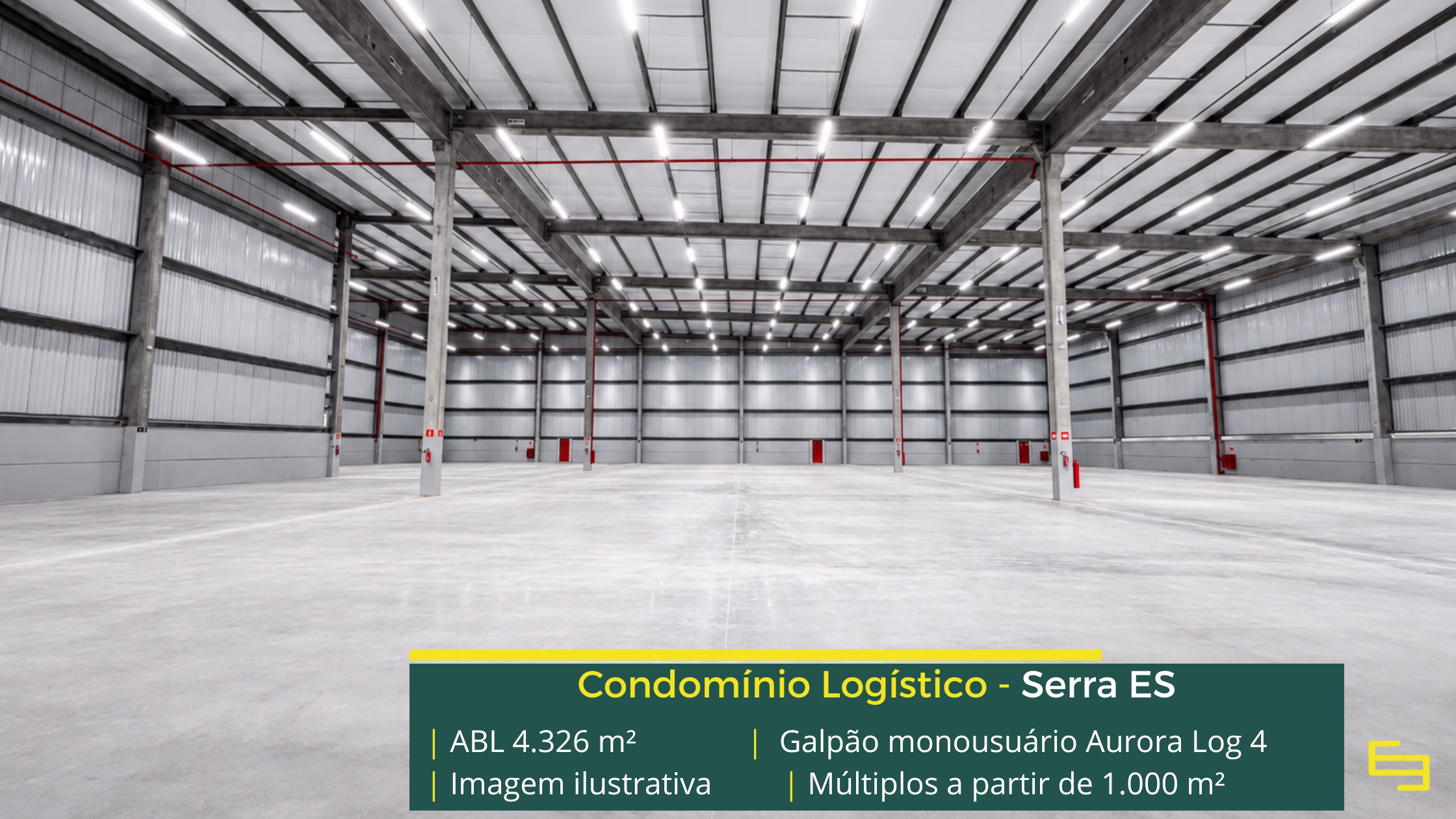 Galpão monousuário em Serra ES, desenvolvido para empresas que buscam exclusividade, eficiência operacional e localização estratégica.