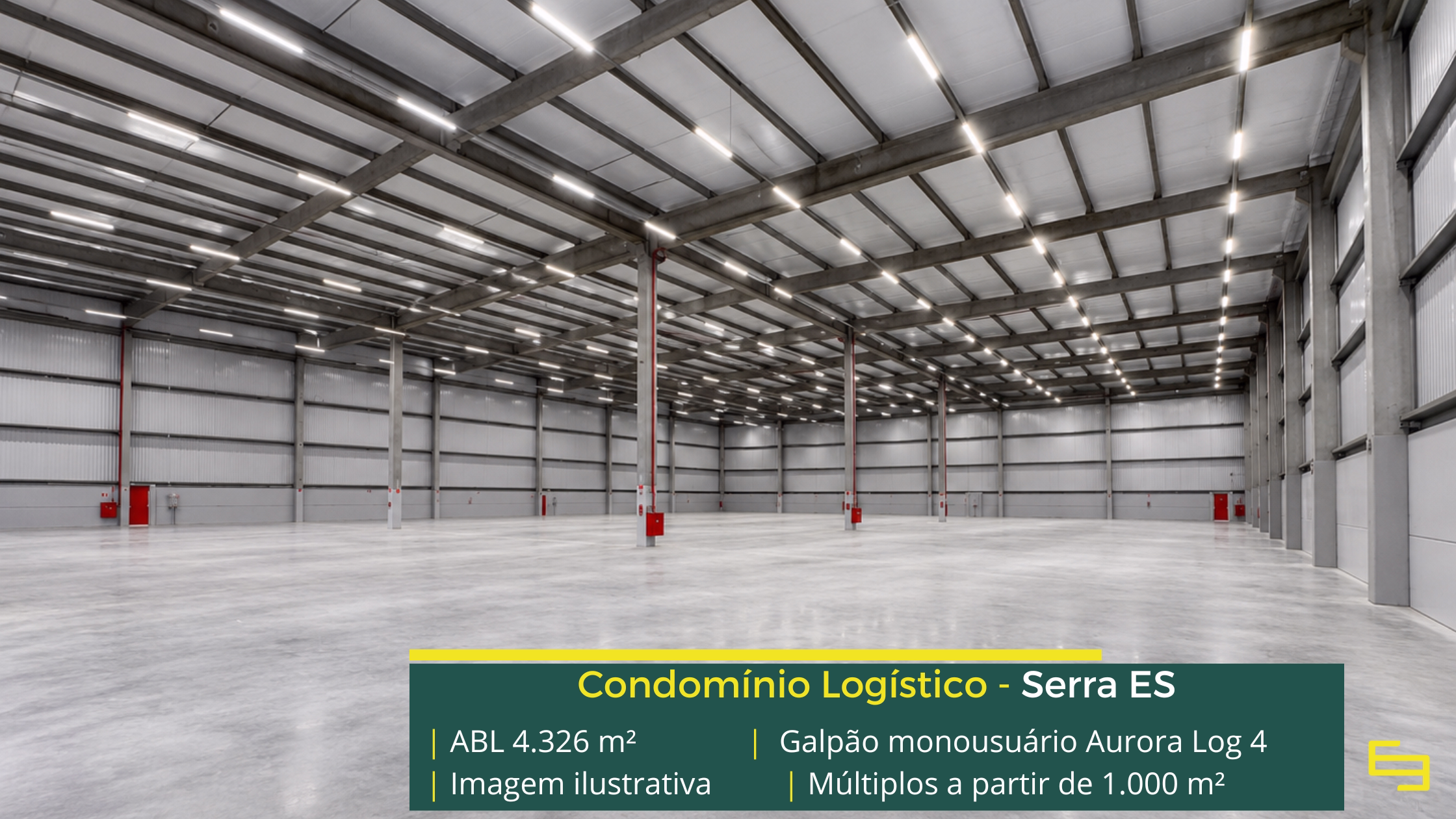 Galpão monousuário em Serra ES, desenvolvido para empresas que buscam exclusividade, eficiência operacional e localização estratégica.