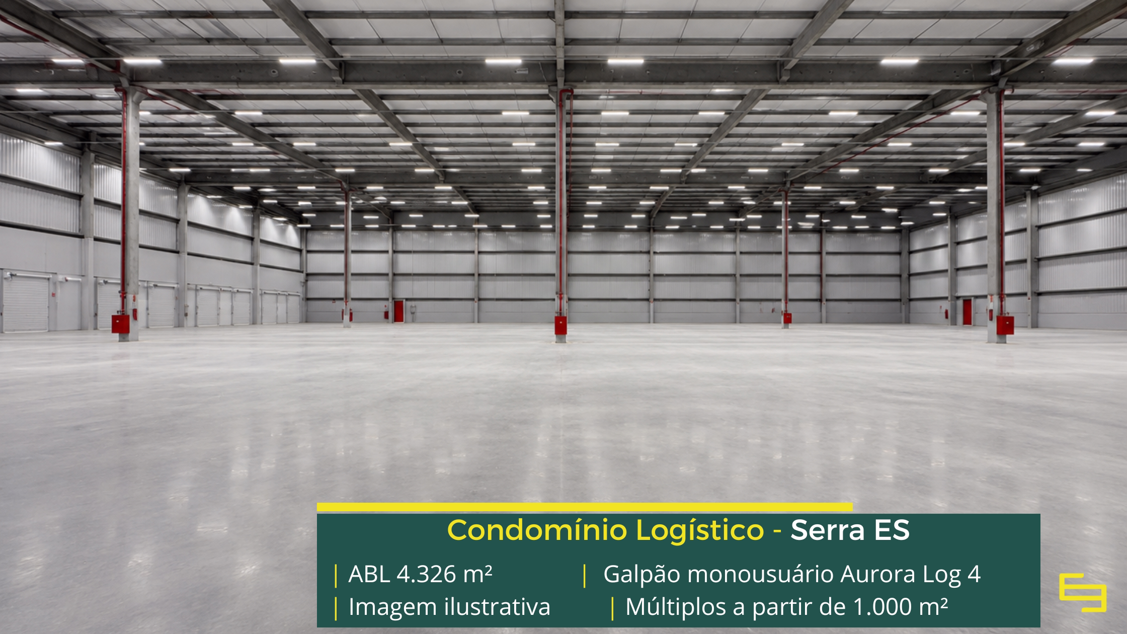 Galpão monousuário em Serra ES, desenvolvido para empresas que buscam exclusividade, eficiência operacional e localização estratégica.