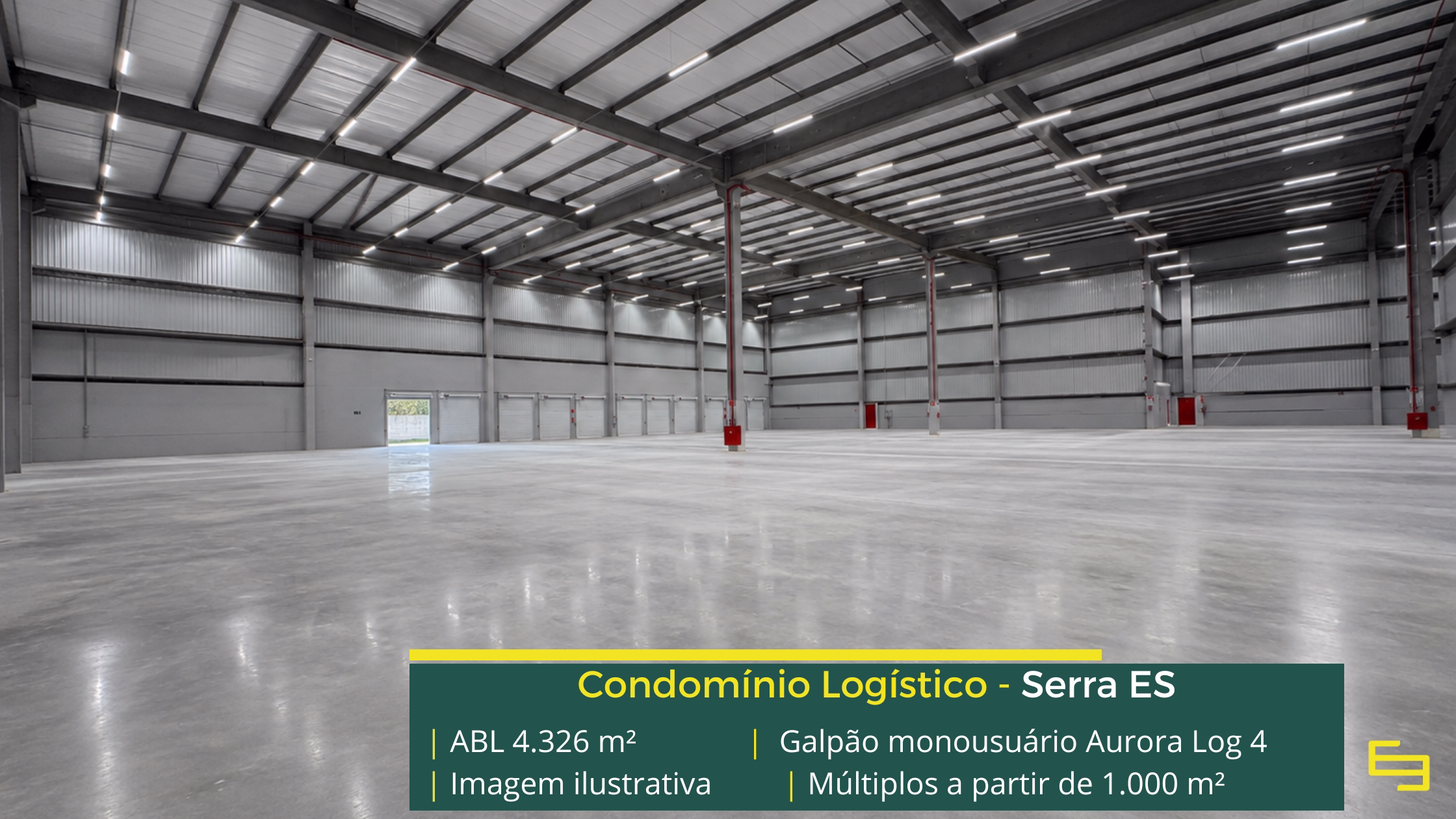 Galpão monousuário em Serra ES, desenvolvido para empresas que buscam exclusividade, eficiência operacional e localização estratégica.