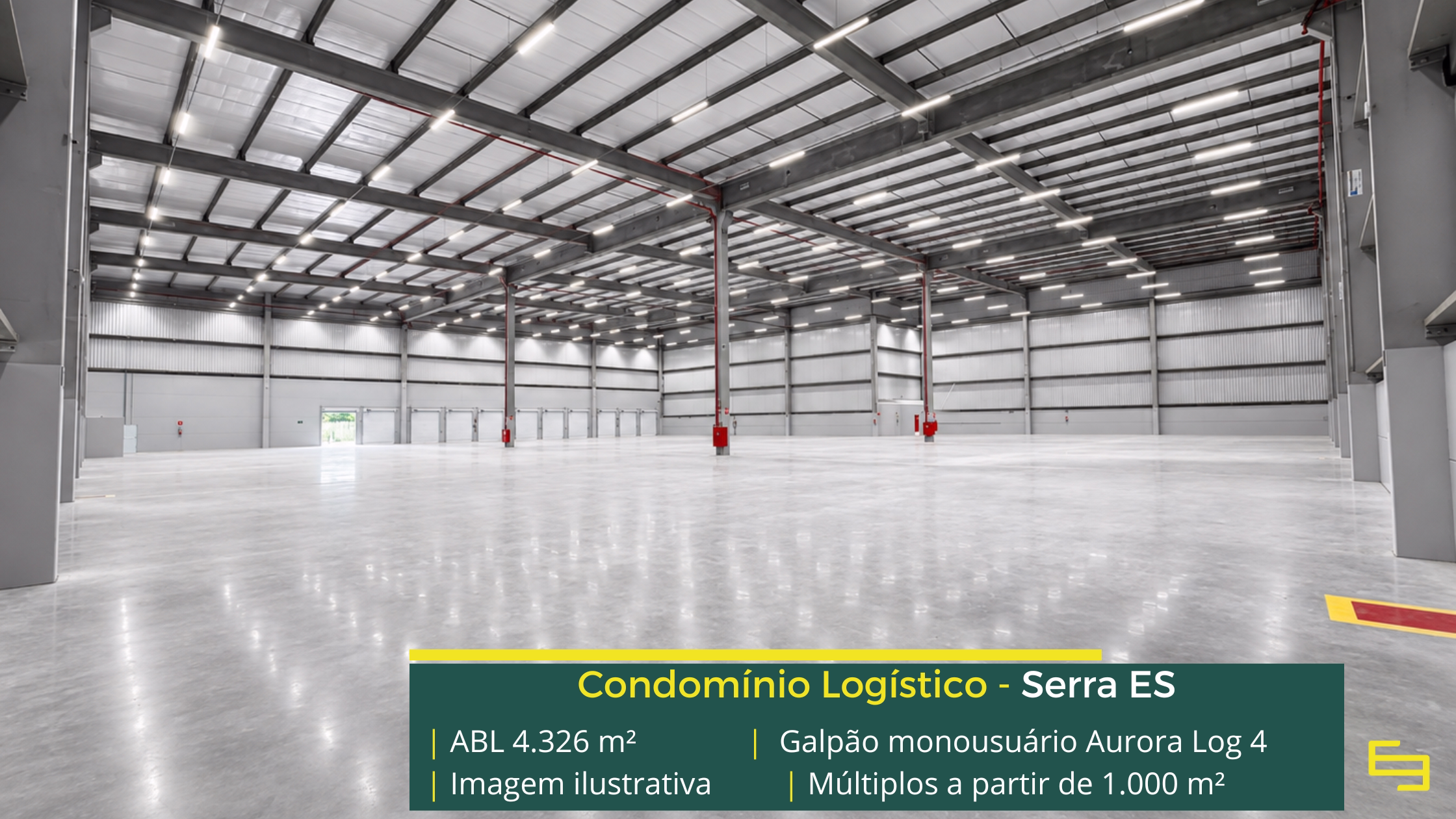 Galpão monousuário em Serra ES, desenvolvido para empresas que buscam exclusividade, eficiência operacional e localização estratégica.